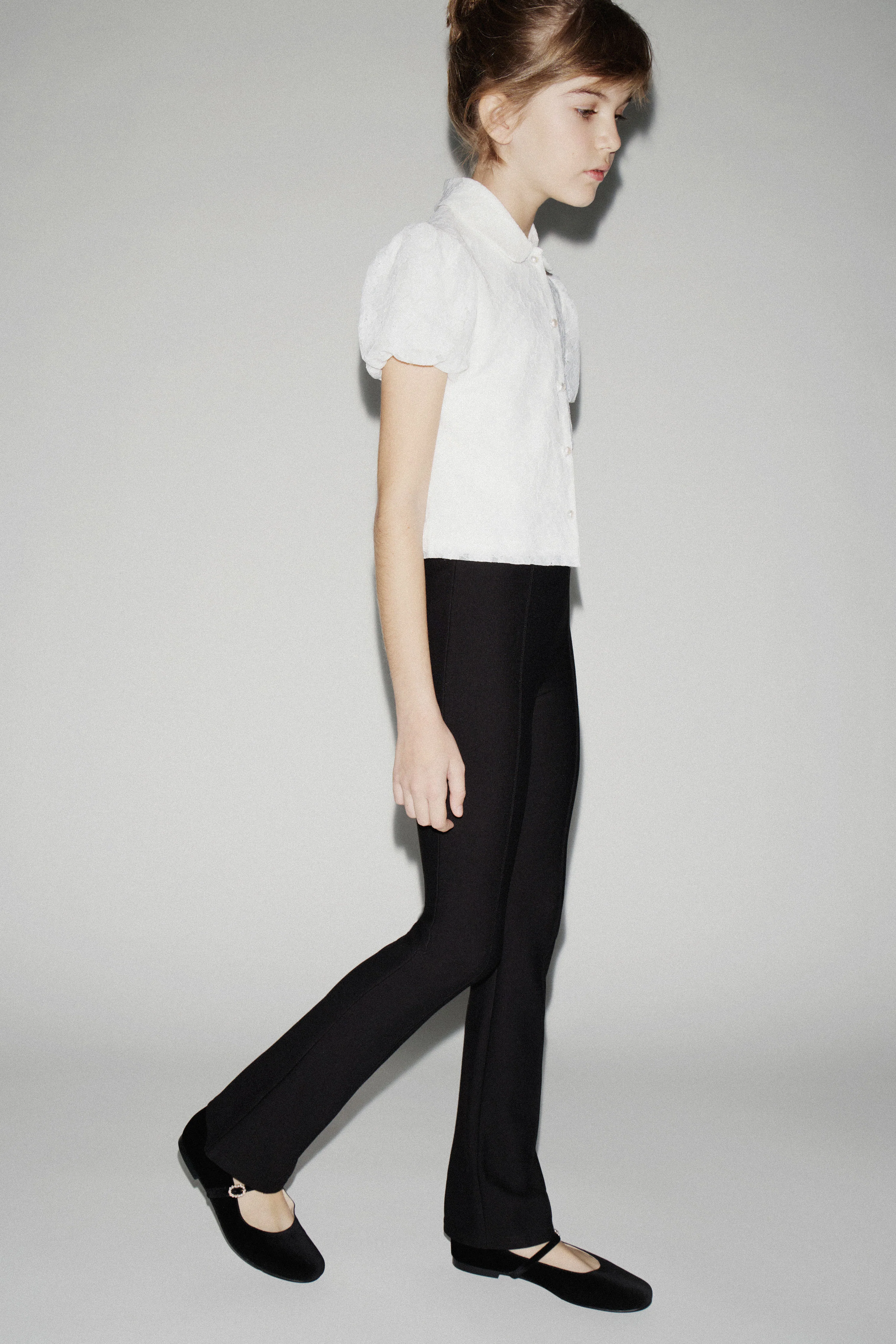 PUFF-SLEEVE LACE SHIRT - Image 3