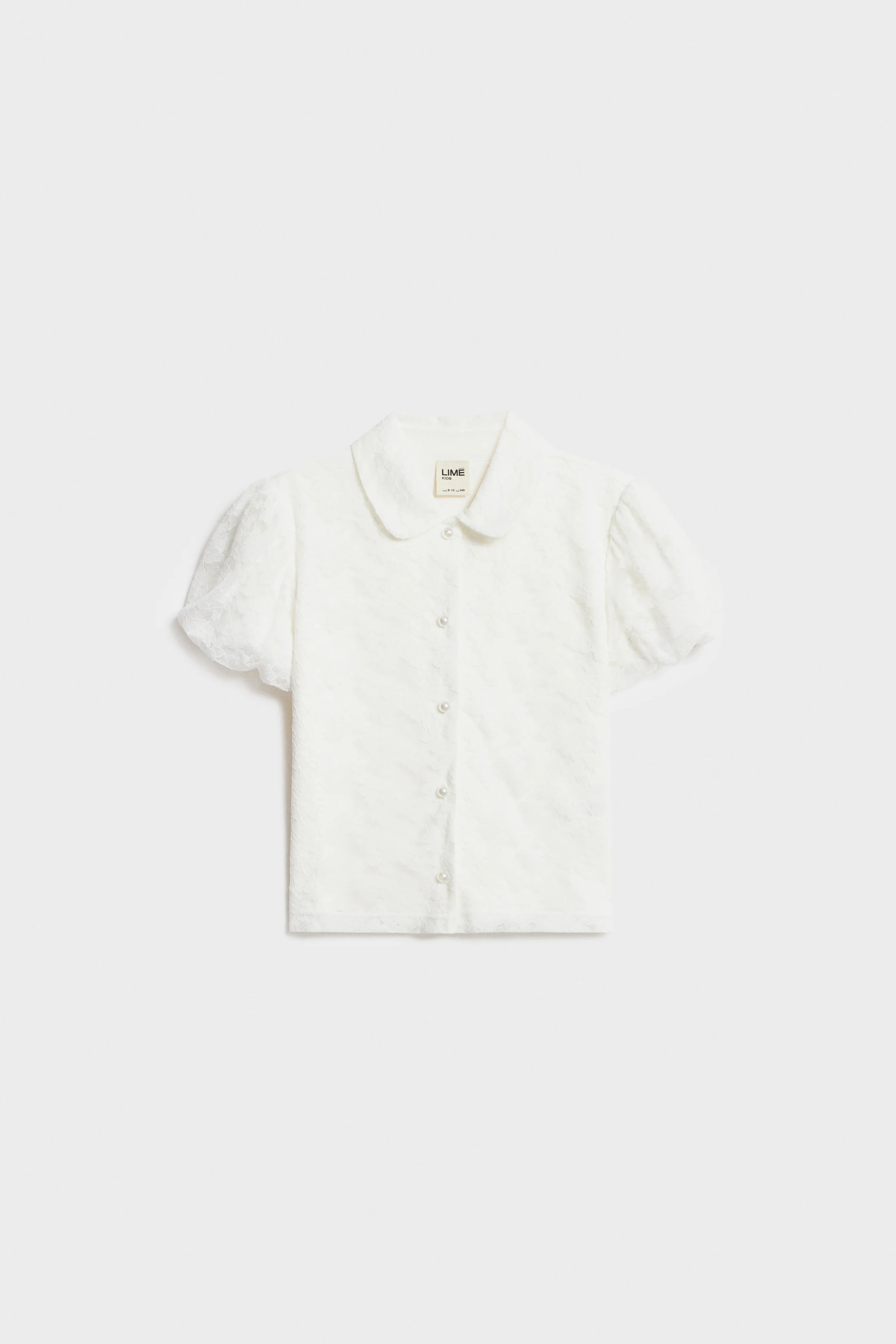 PUFF-SLEEVE LACE SHIRT - Image 4