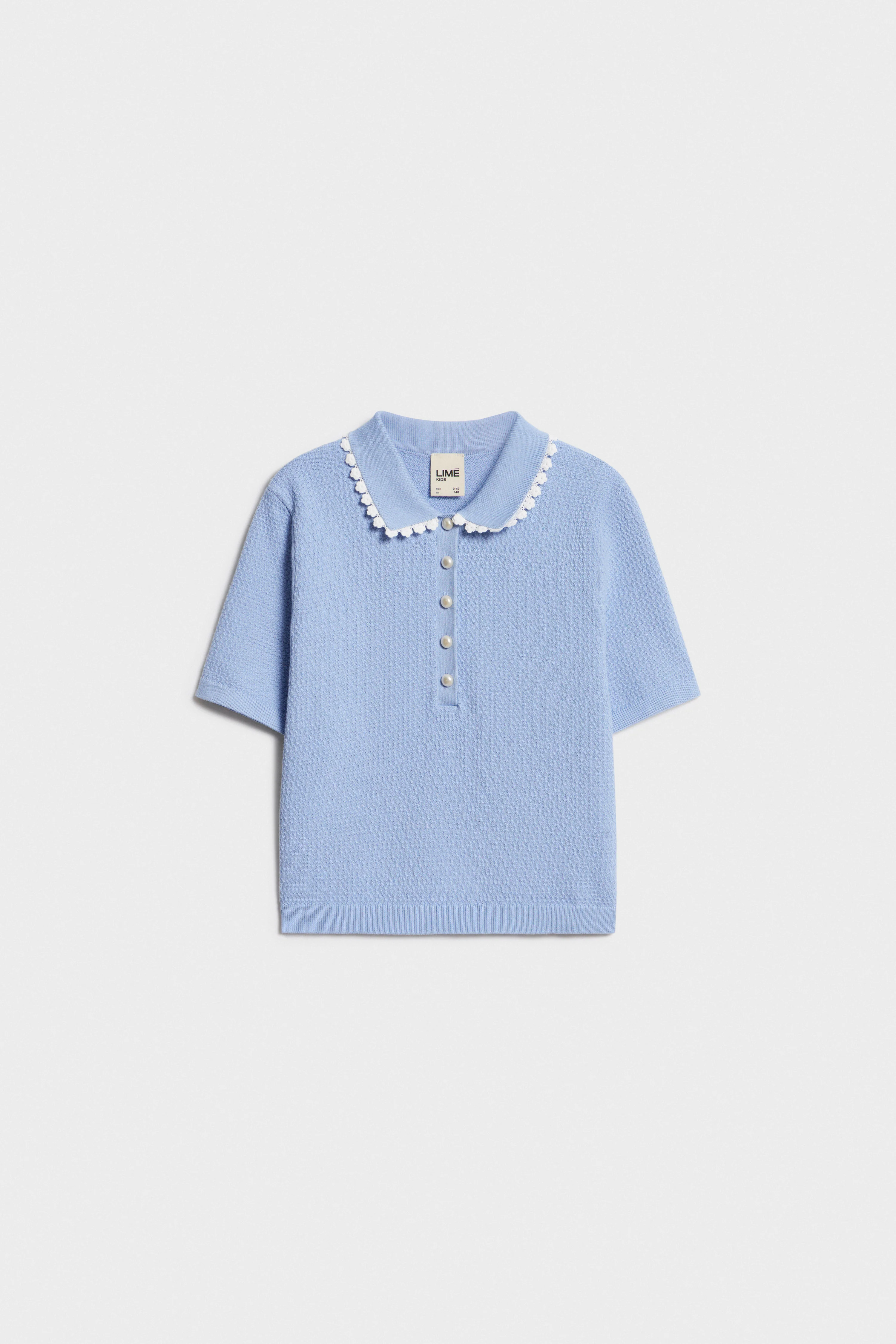 PURL-KNIT COTTON POLO - Image 4