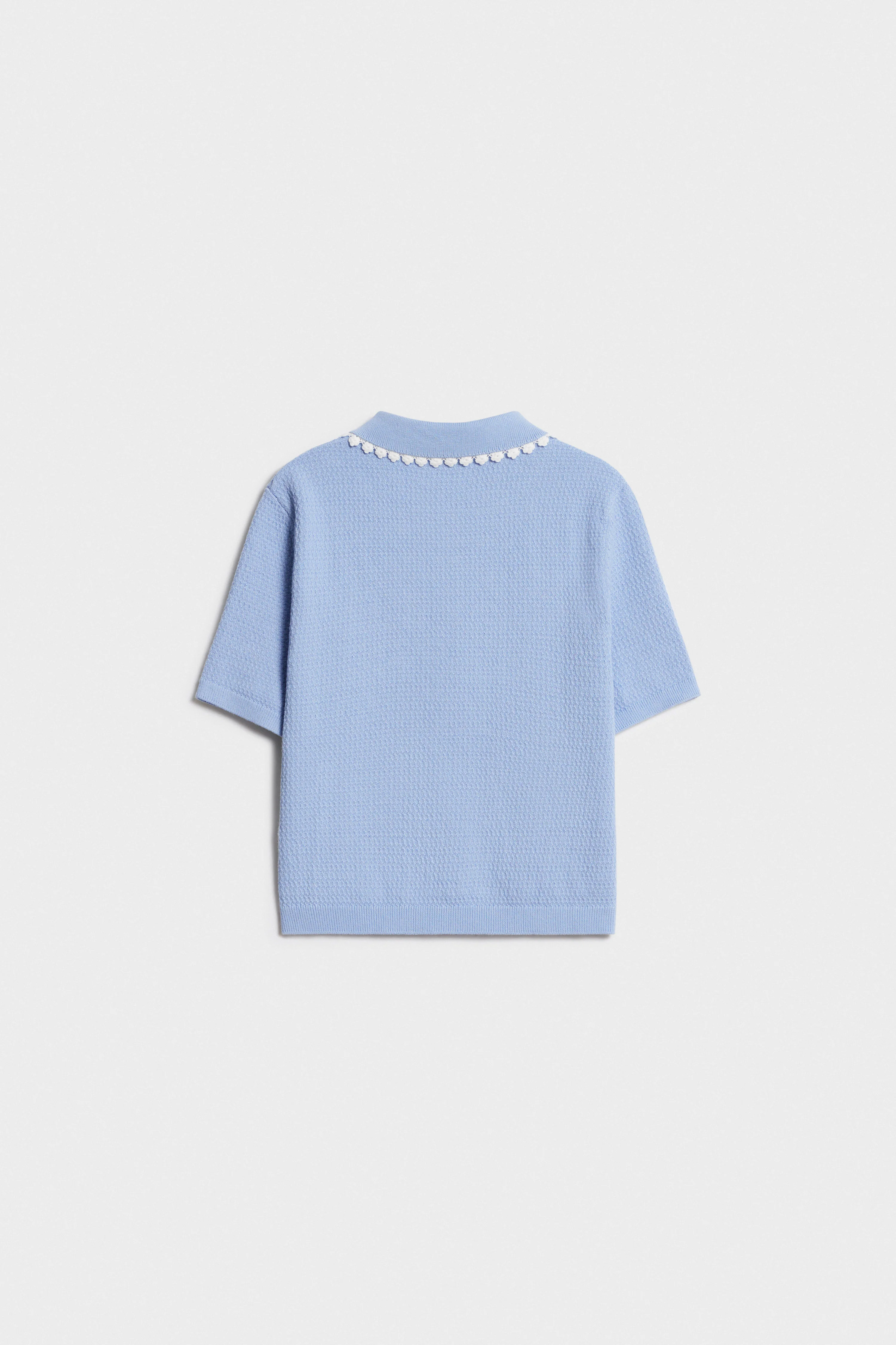 PURL-KNIT COTTON POLO - Image 5
