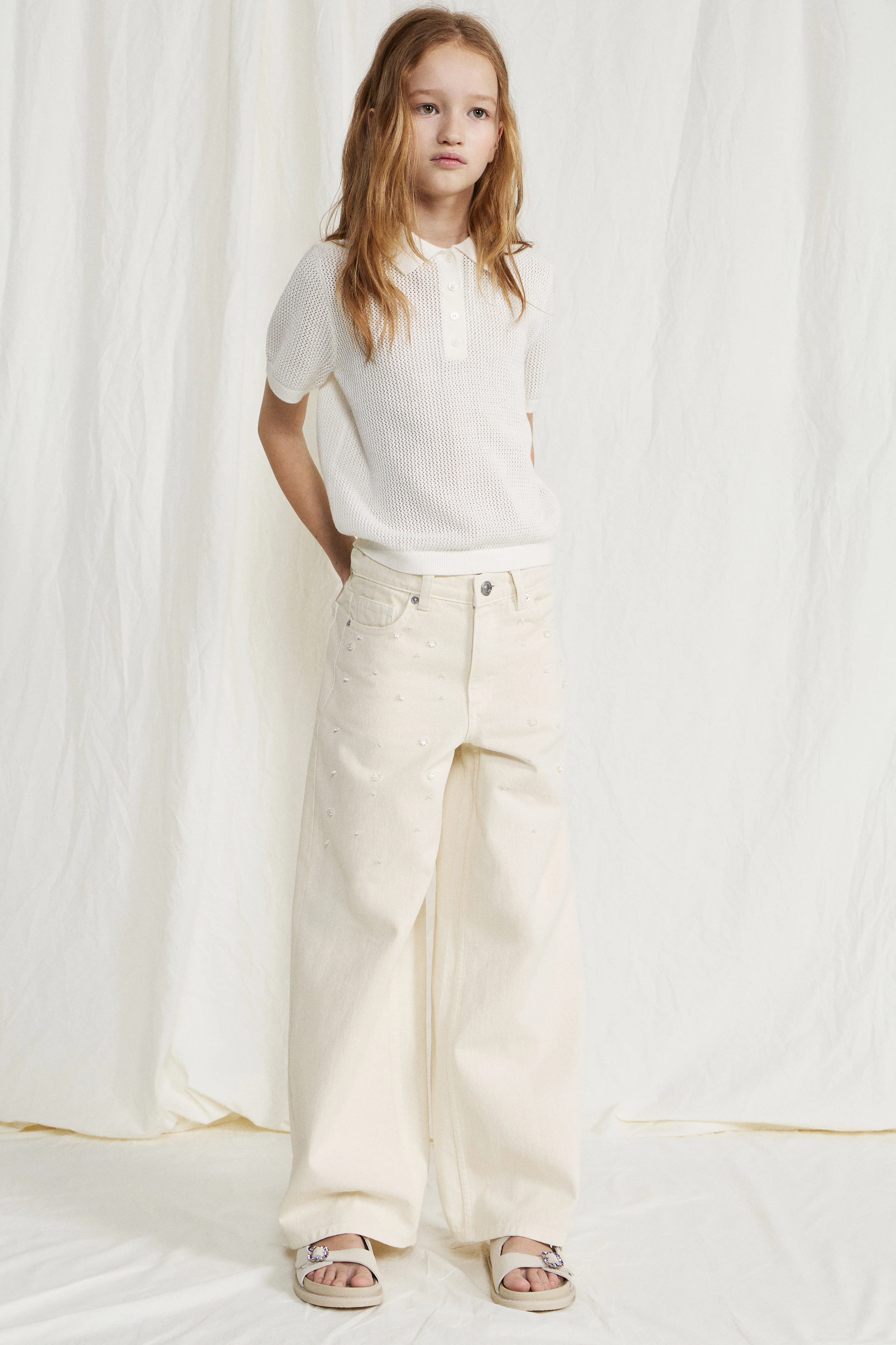 PURL-KNIT POLO JUMPER - Image 4