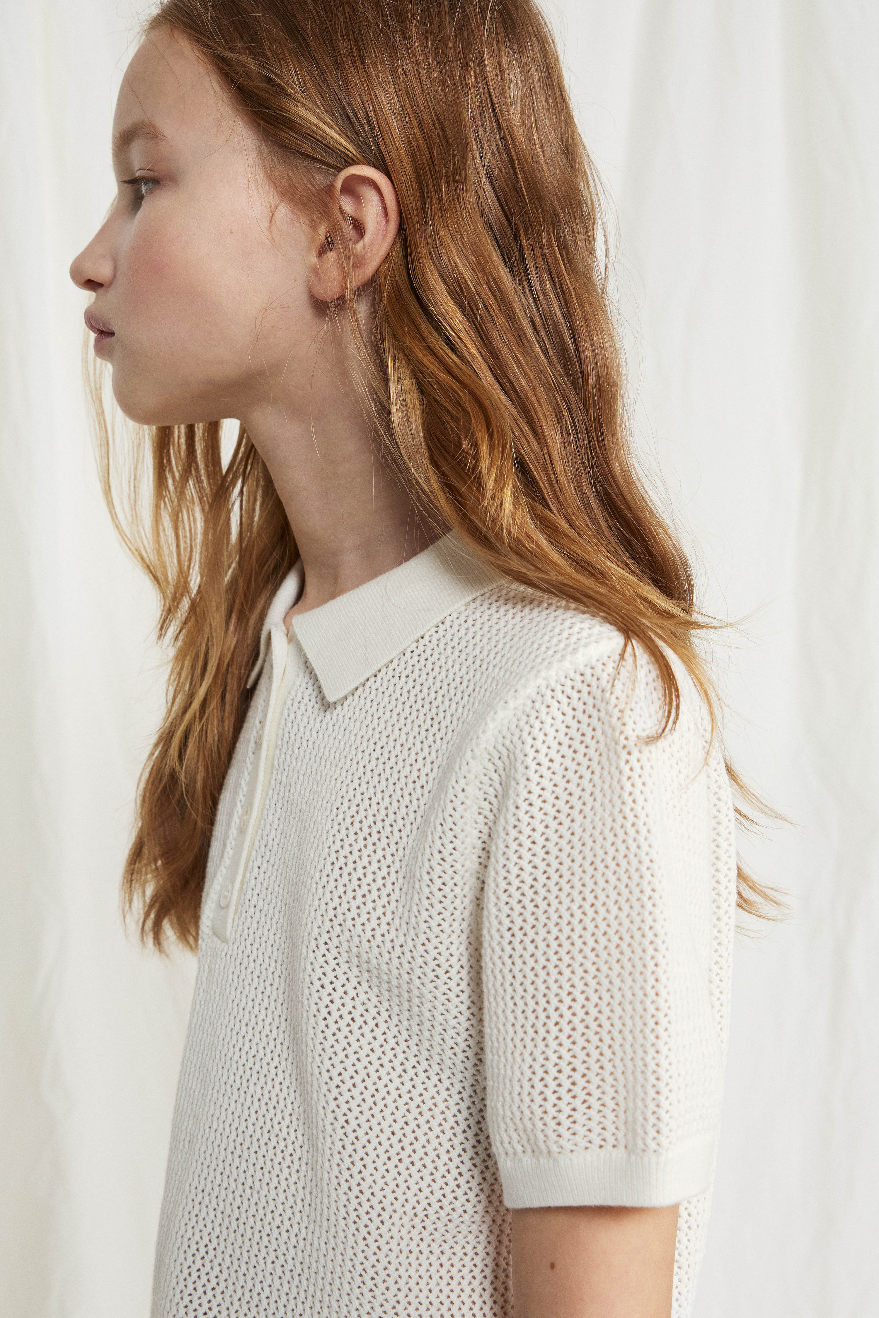 PURL-KNIT POLO JUMPER - Image 5