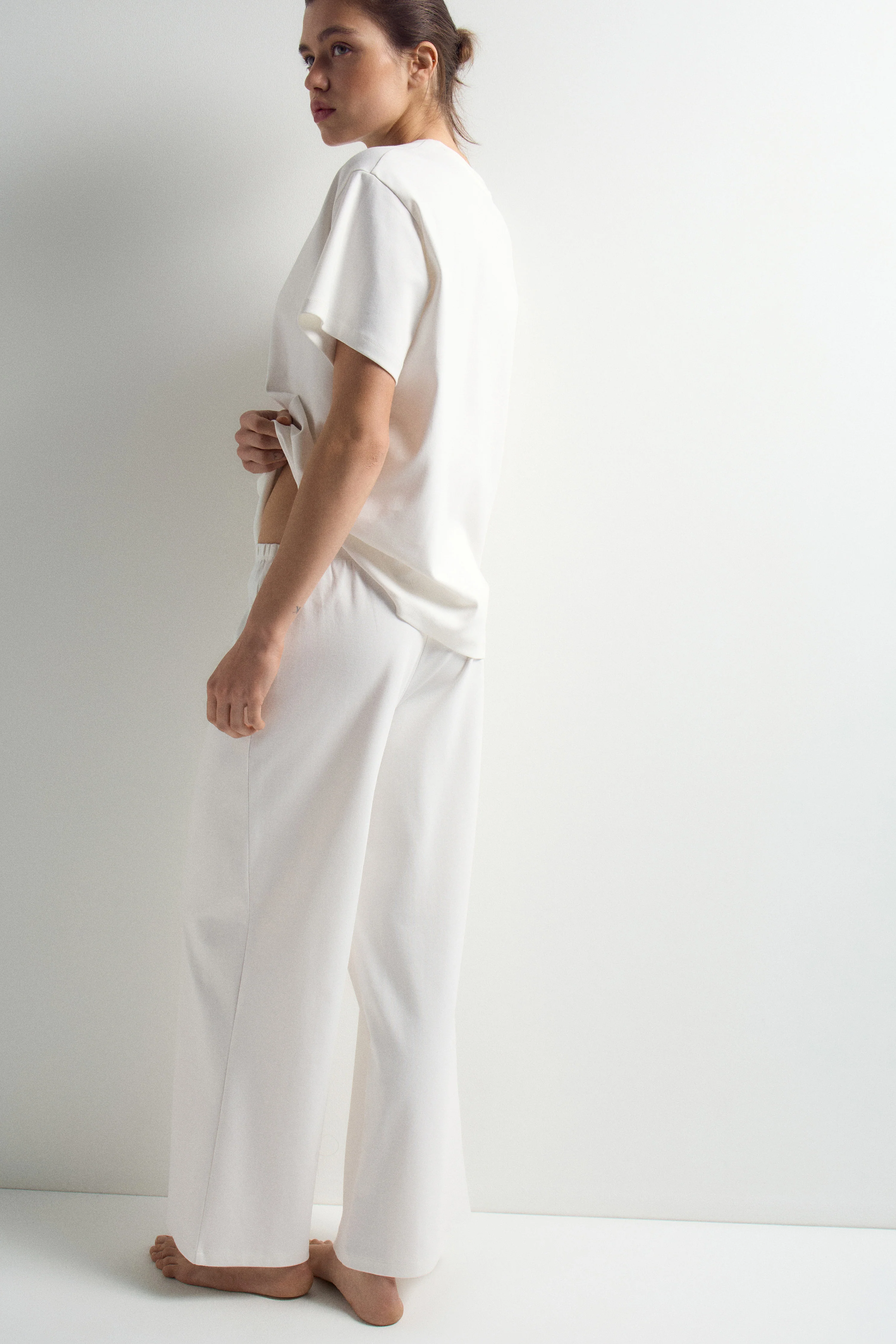PYJAMA COTTON TROUSERS - Image 3