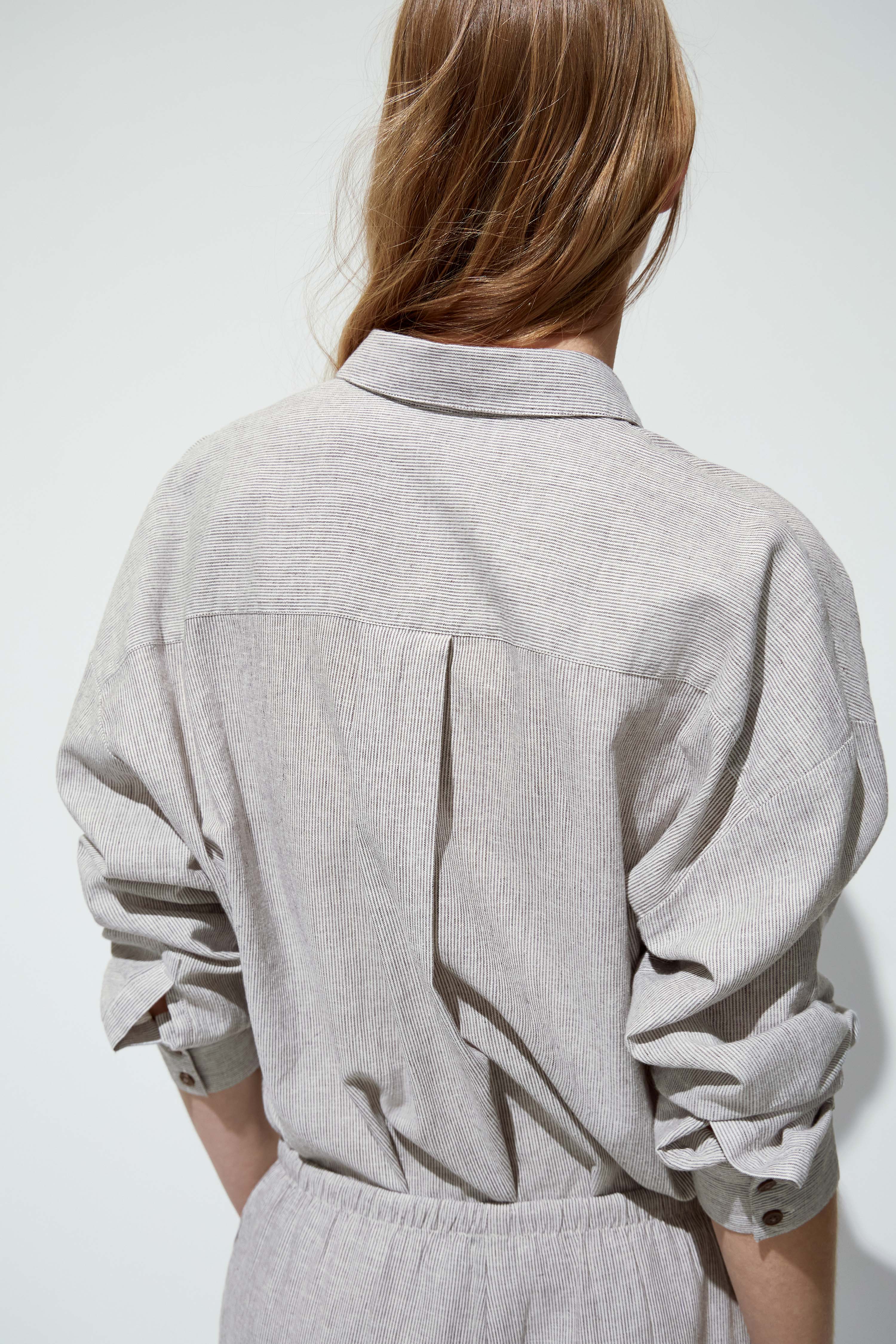 REGULAR-FIT LINEN-COTTON SHIRT - Image 3