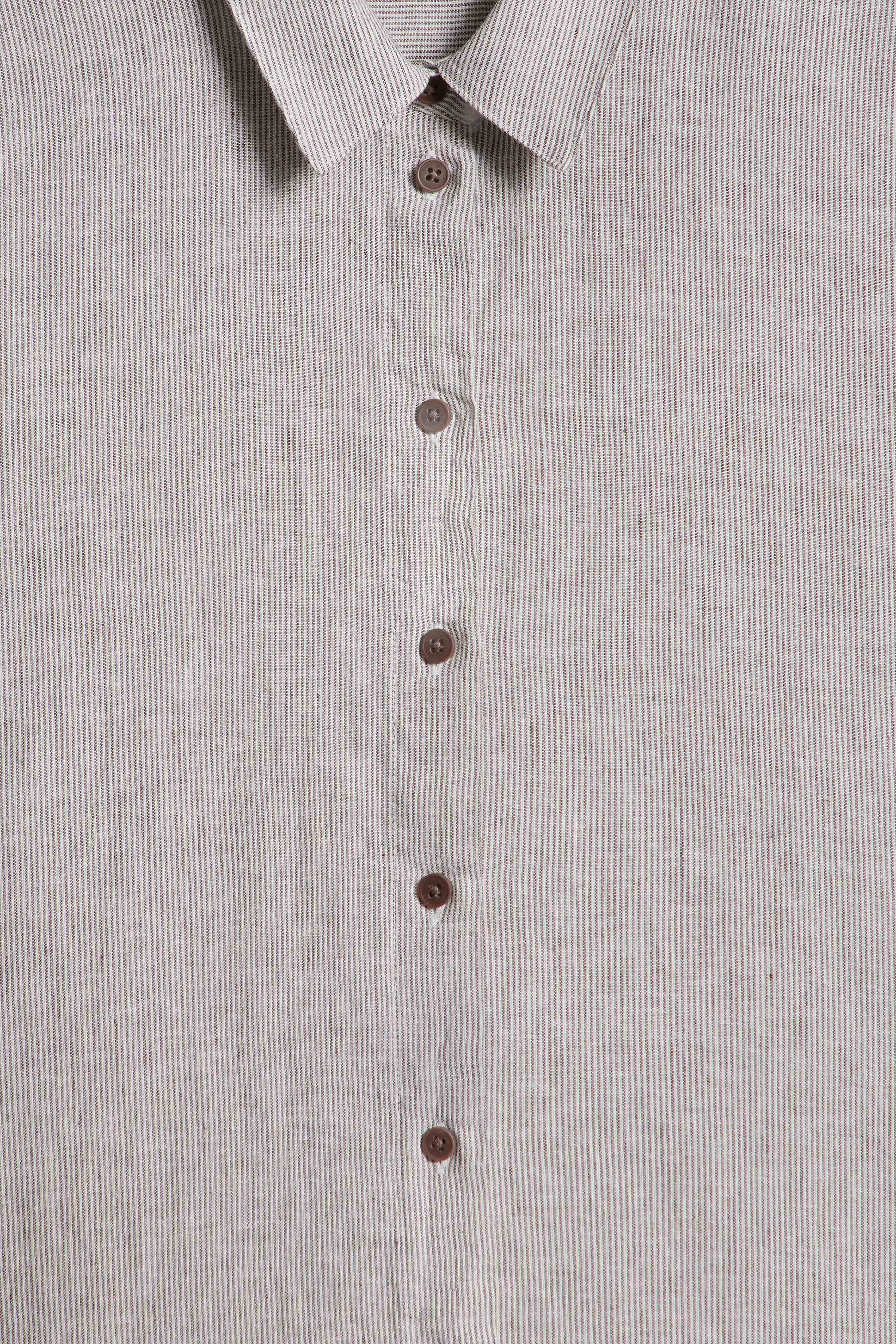 REGULAR-FIT LINEN-COTTON SHIRT - Image 6