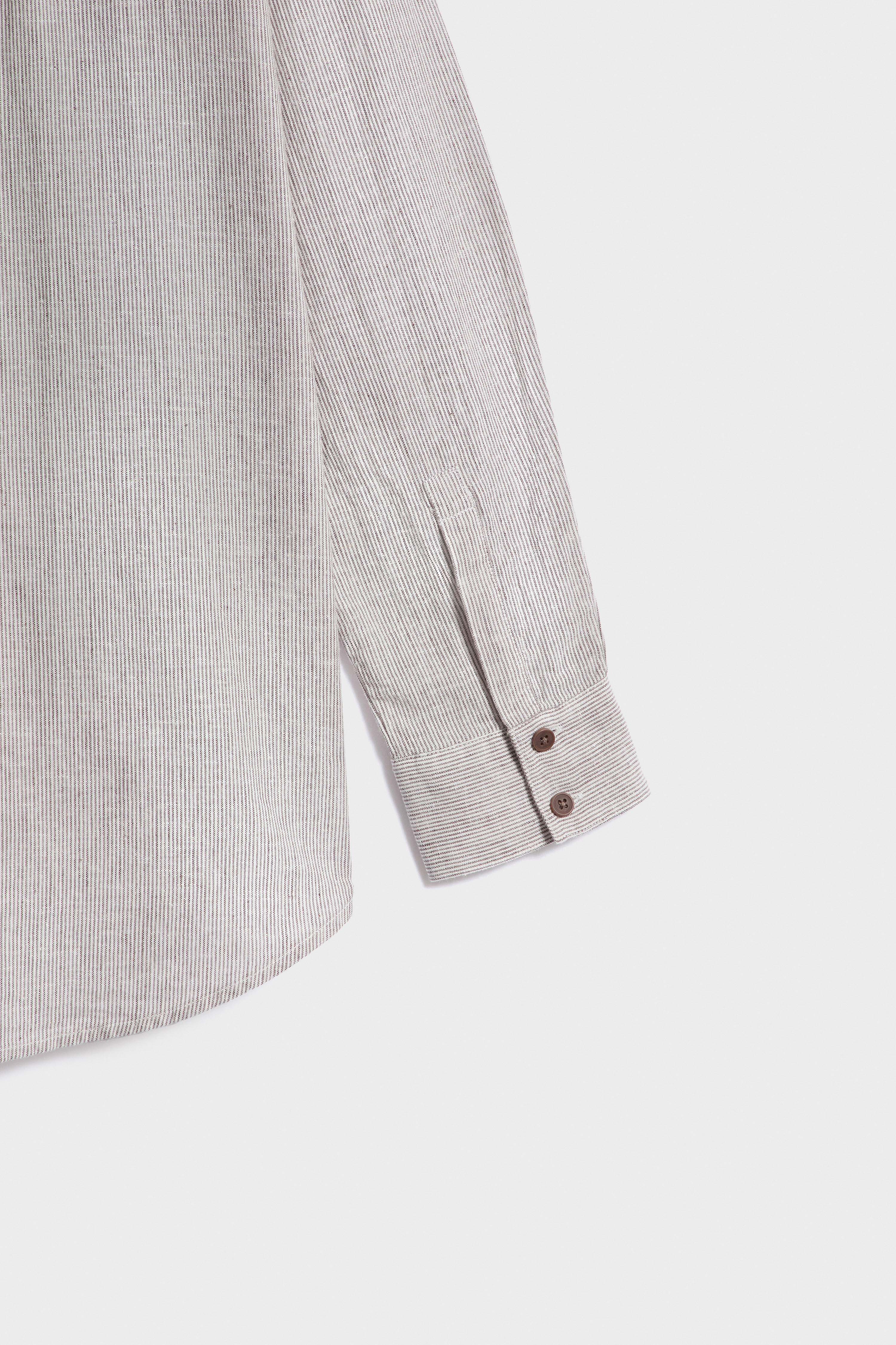 REGULAR-FIT LINEN-COTTON SHIRT - Image 7