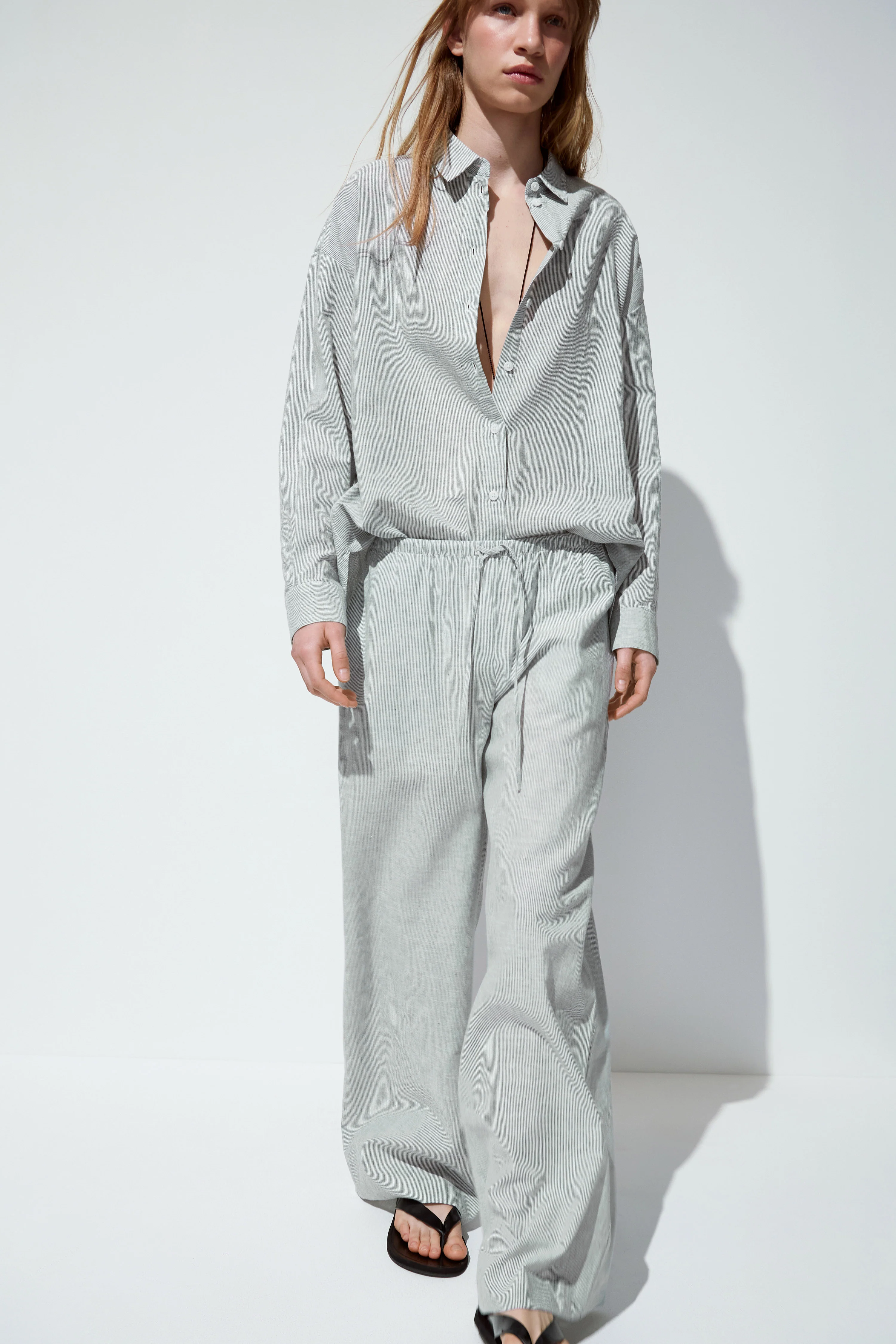 REGULAR-FIT LINEN-COTTON SHIRT - Image 2