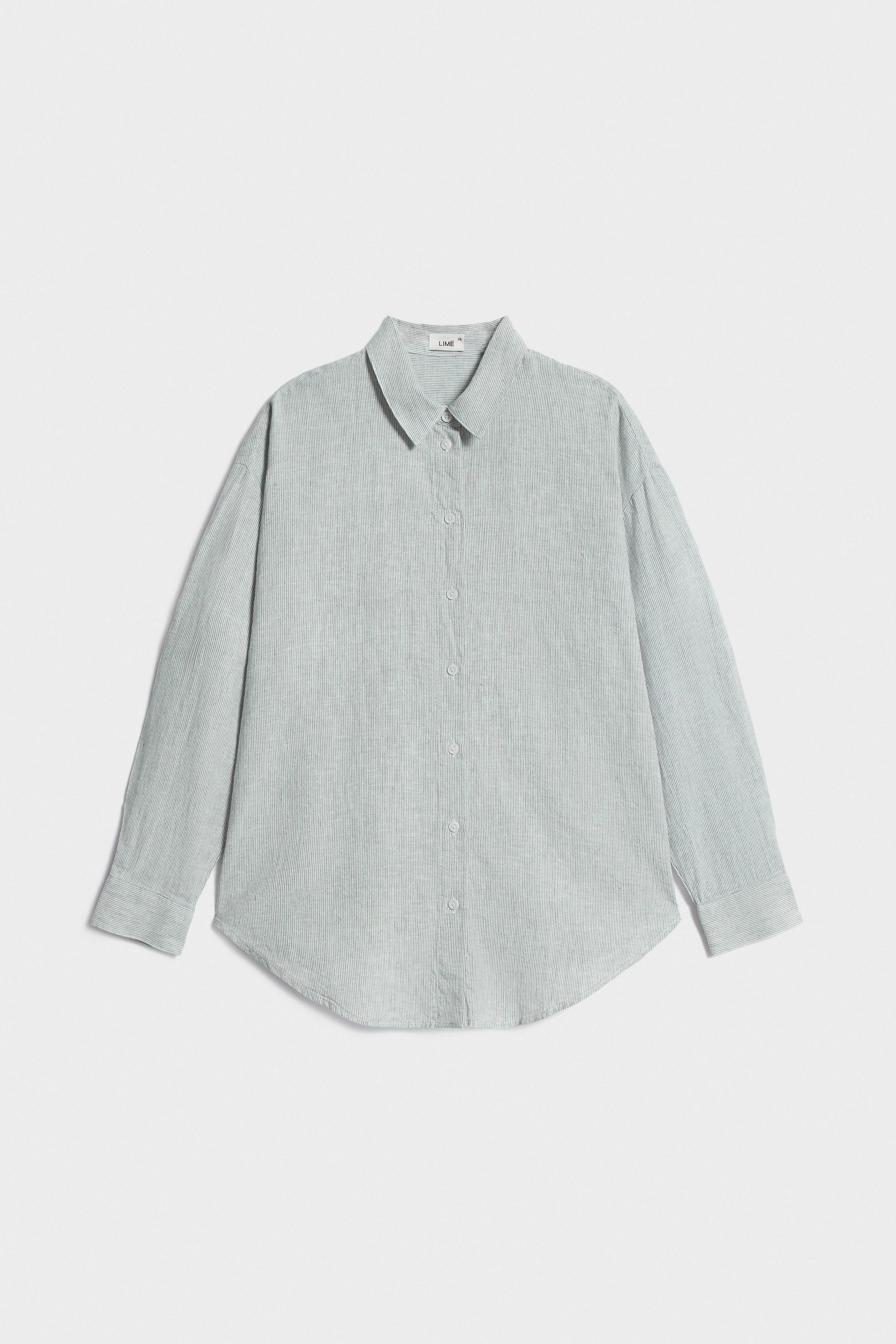 REGULAR-FIT LINEN-COTTON SHIRT - Image 4
