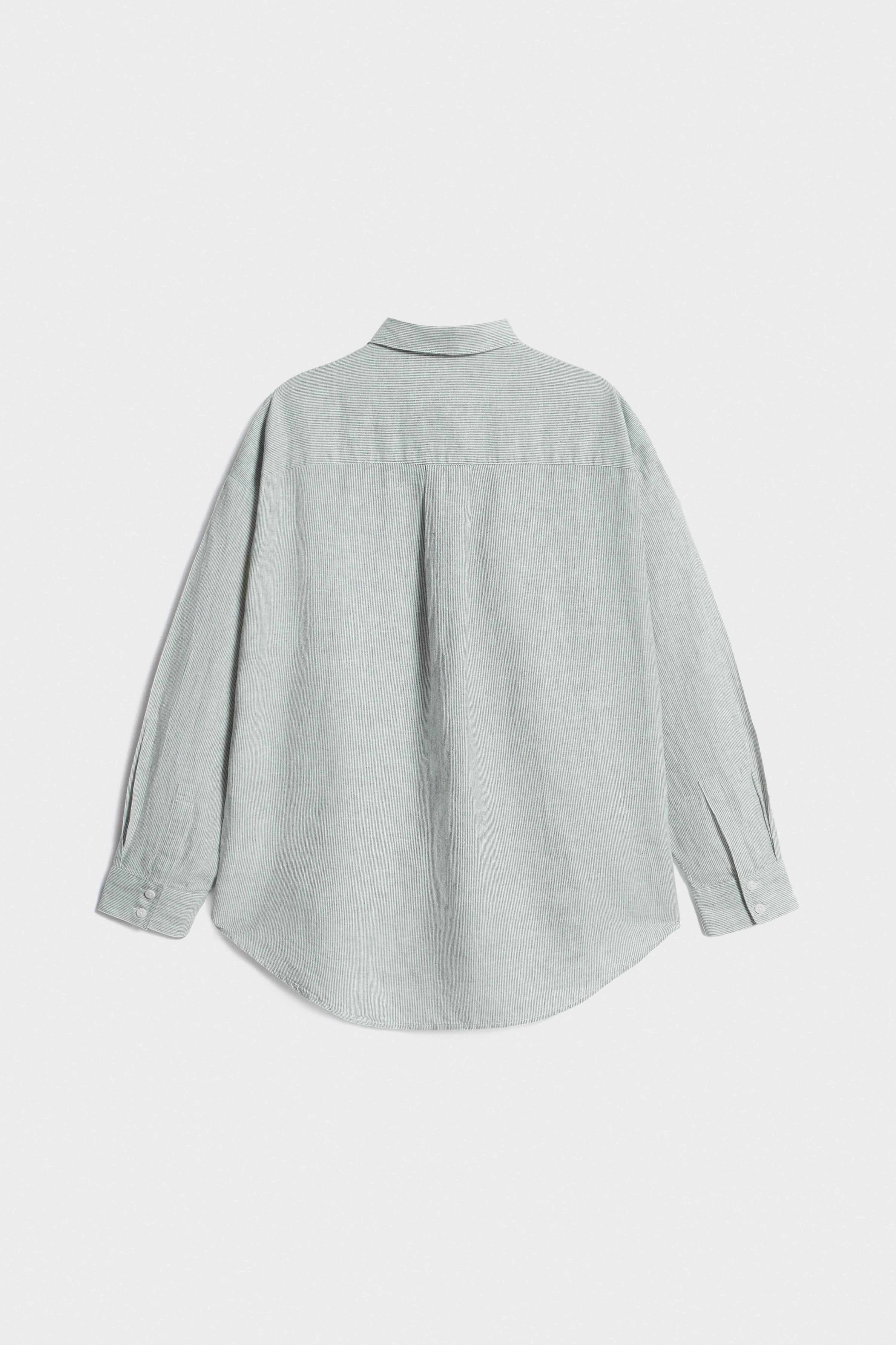 REGULAR-FIT LINEN-COTTON SHIRT - Image 5