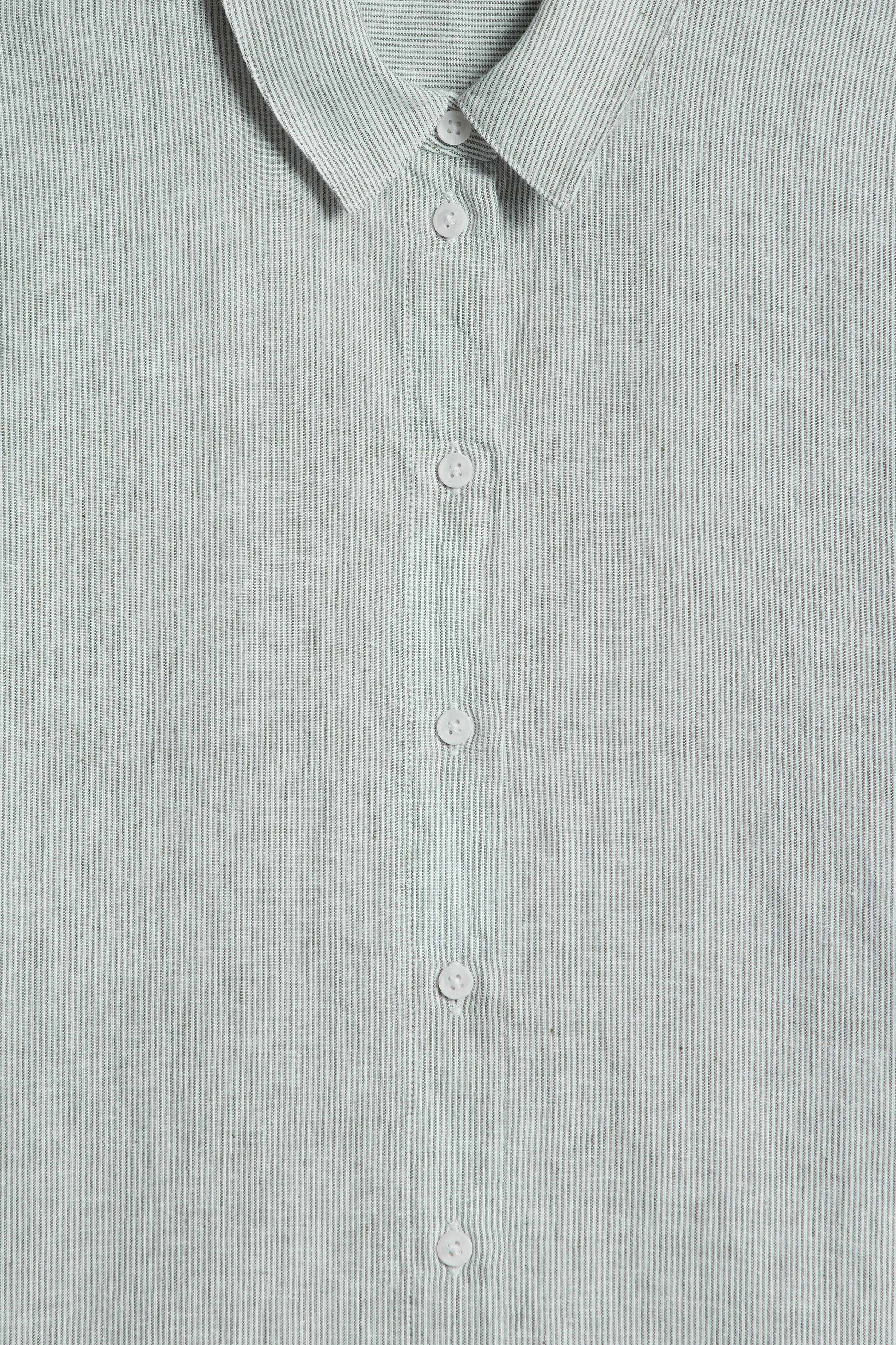 REGULAR-FIT LINEN-COTTON SHIRT - Image 6