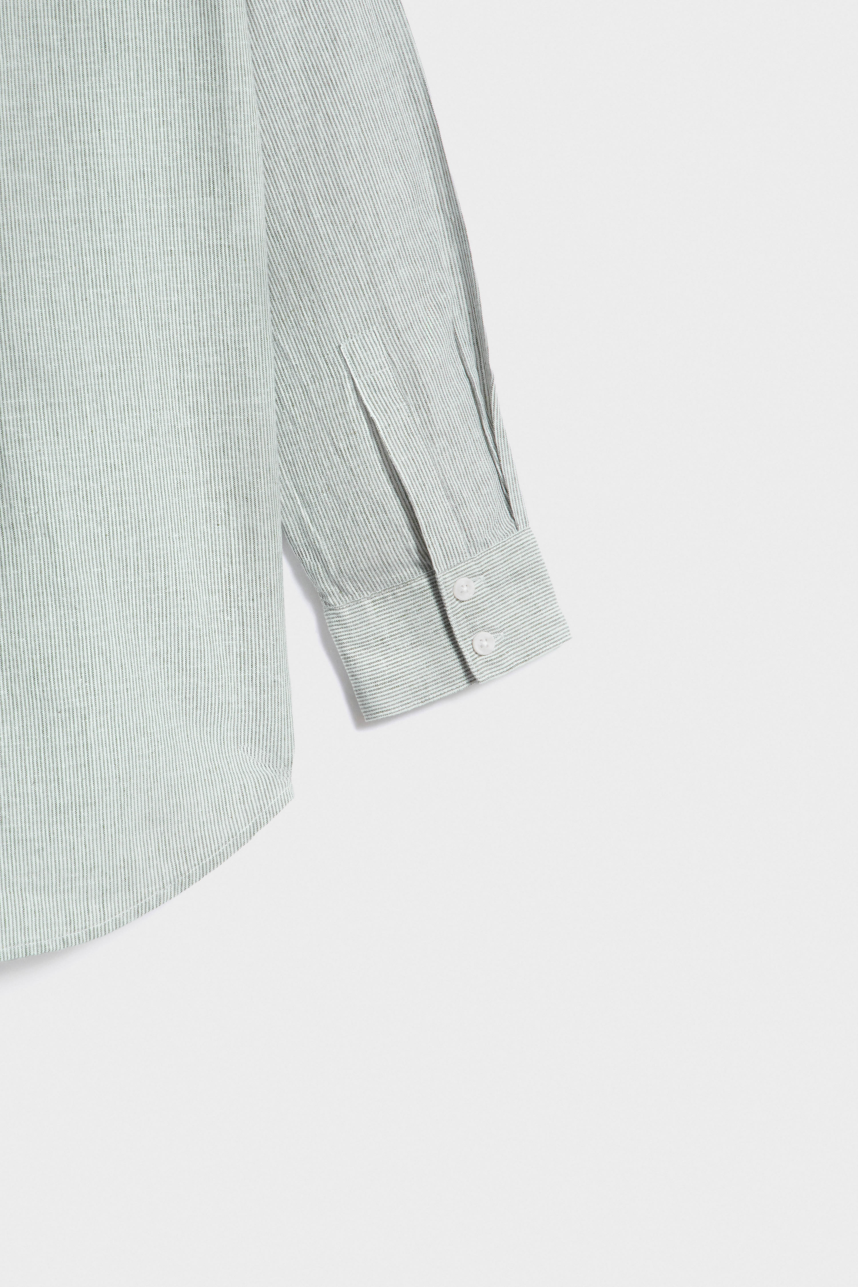 REGULAR-FIT LINEN-COTTON SHIRT - Image 7