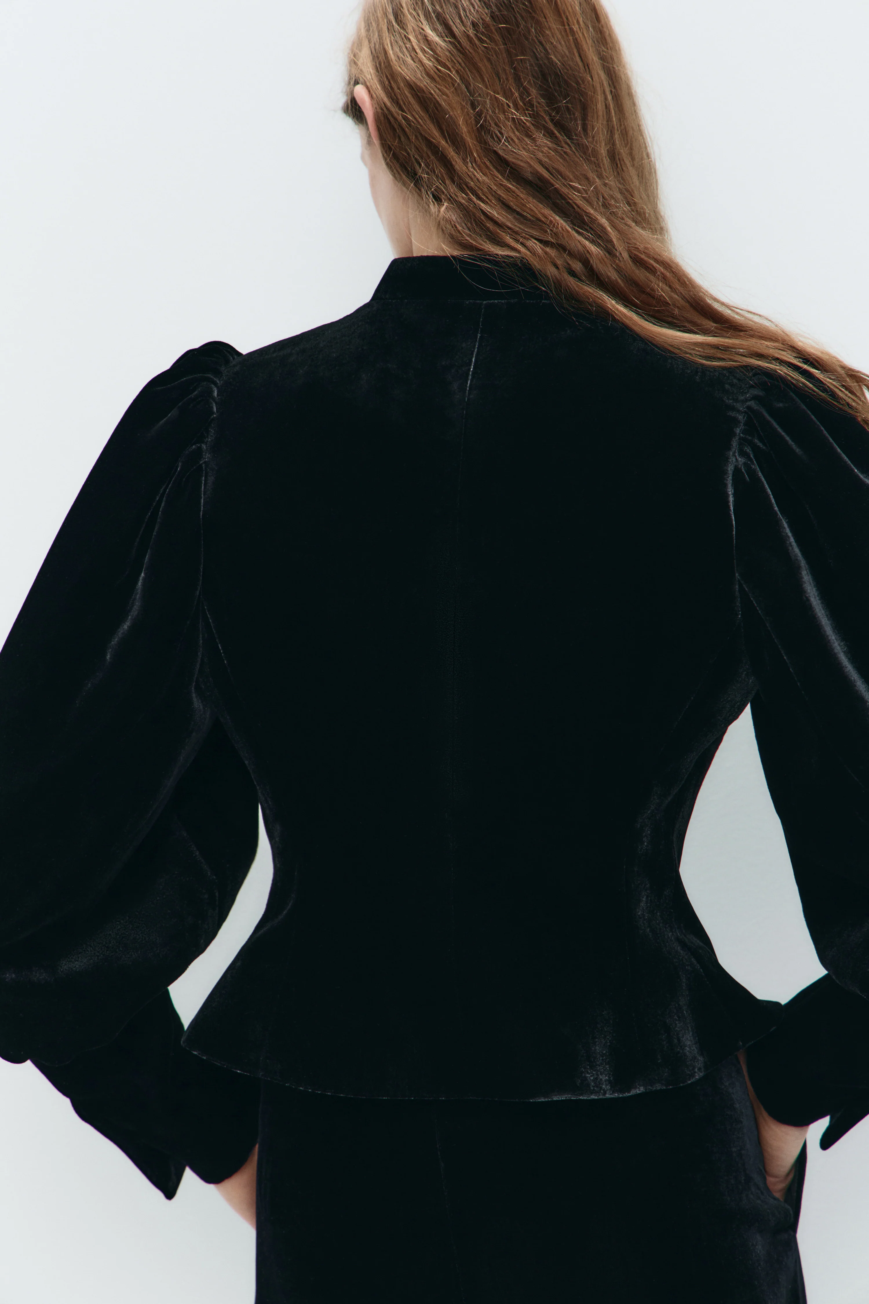 RETRO-LOOK VELVET BLAZER - Image 4
