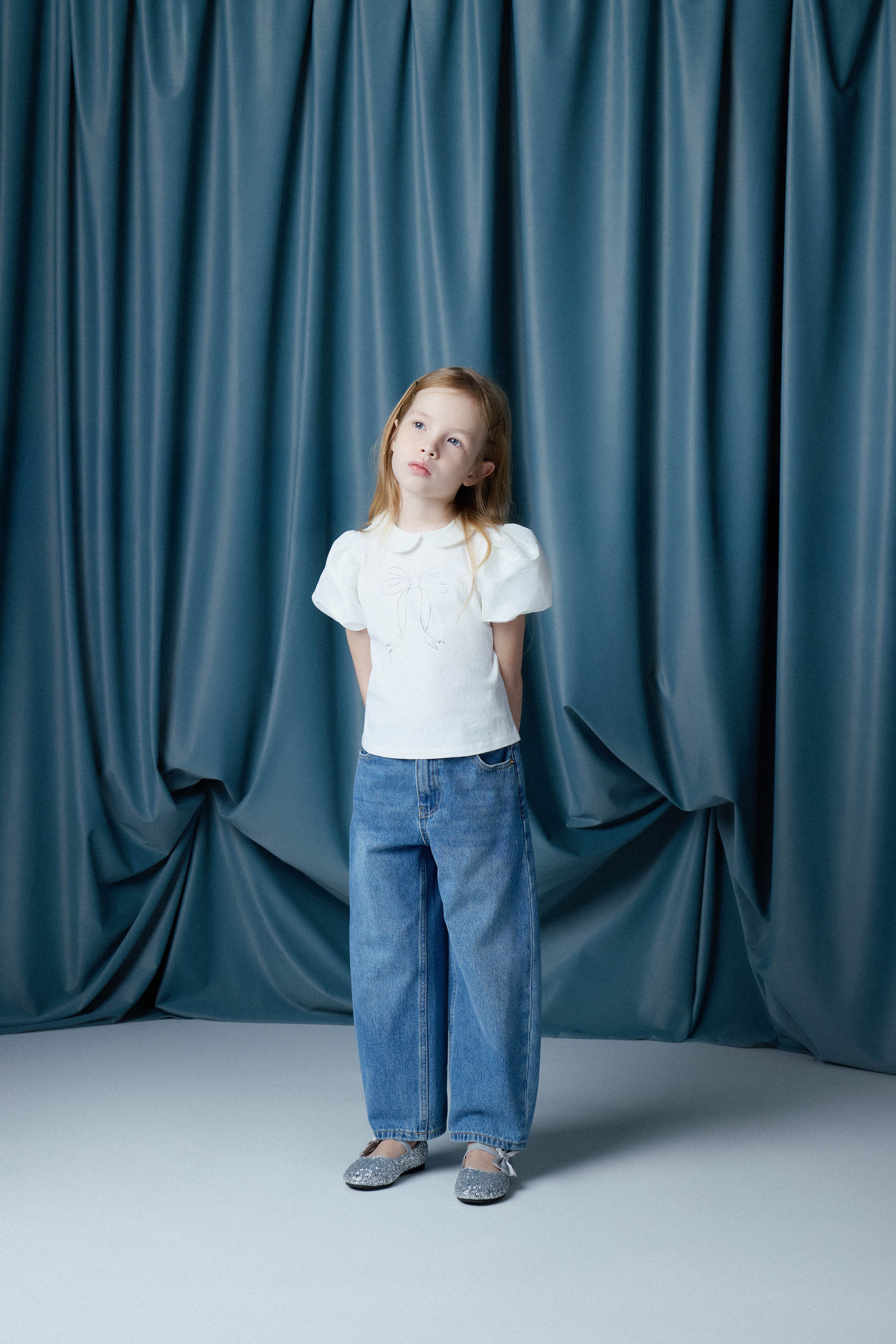 RHINESTONE BOW T-SHIRT - Image 3