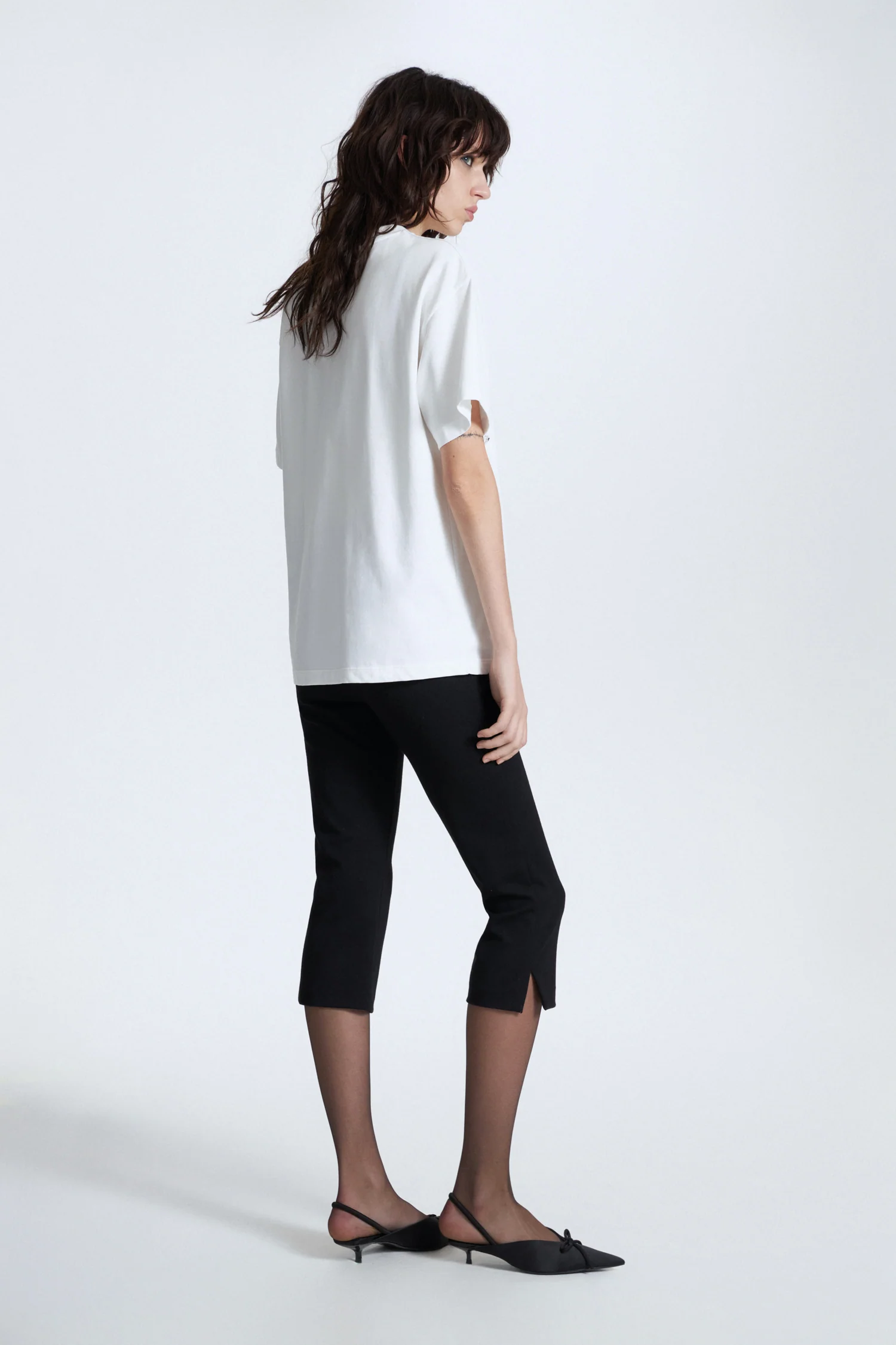 RHINESTONED COTTON T-SHIRT - Image 4