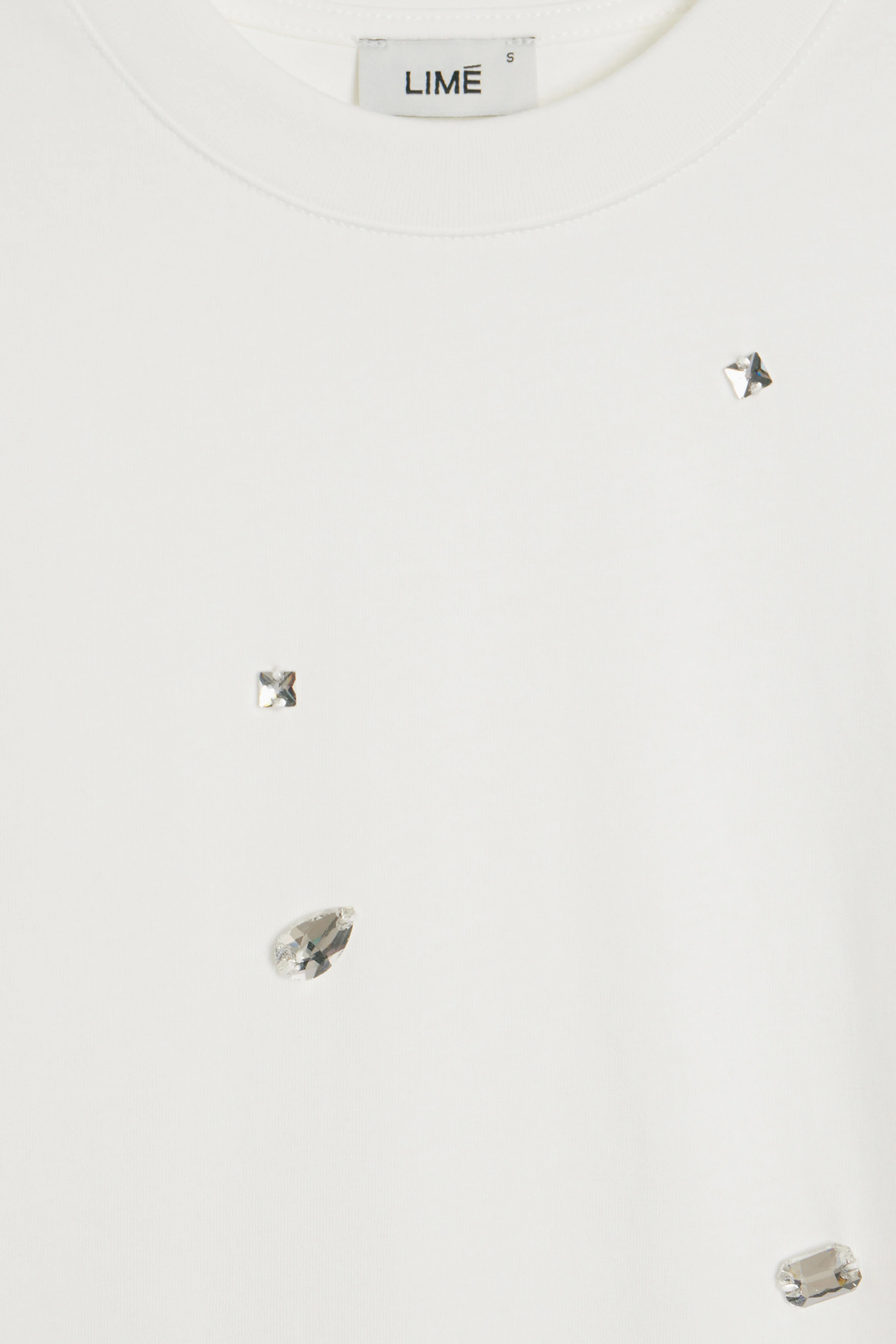 RHINESTONED COTTON T-SHIRT - Image 7