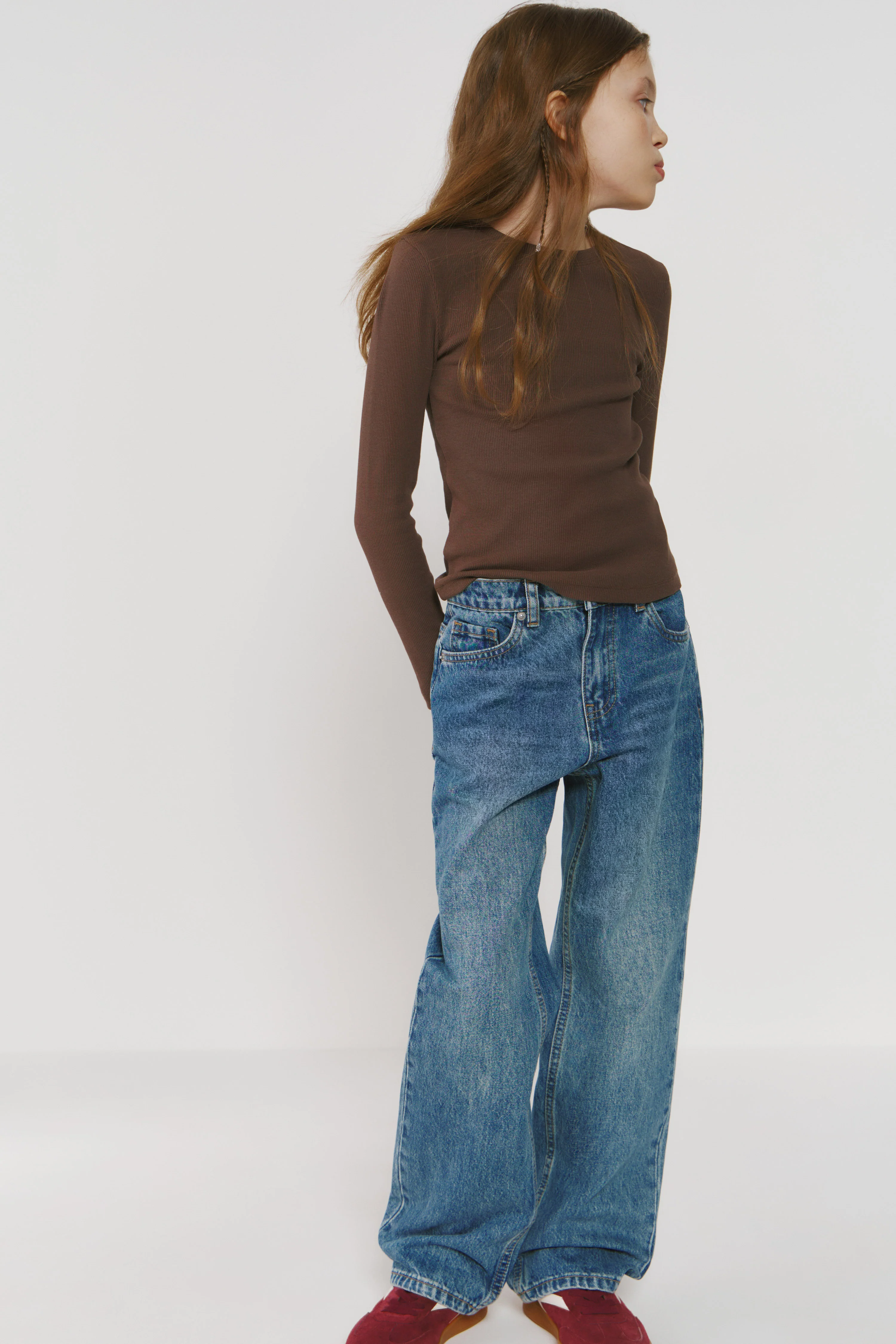 RIBBED LONG-SLEEVED T-SHIRT - Image 2