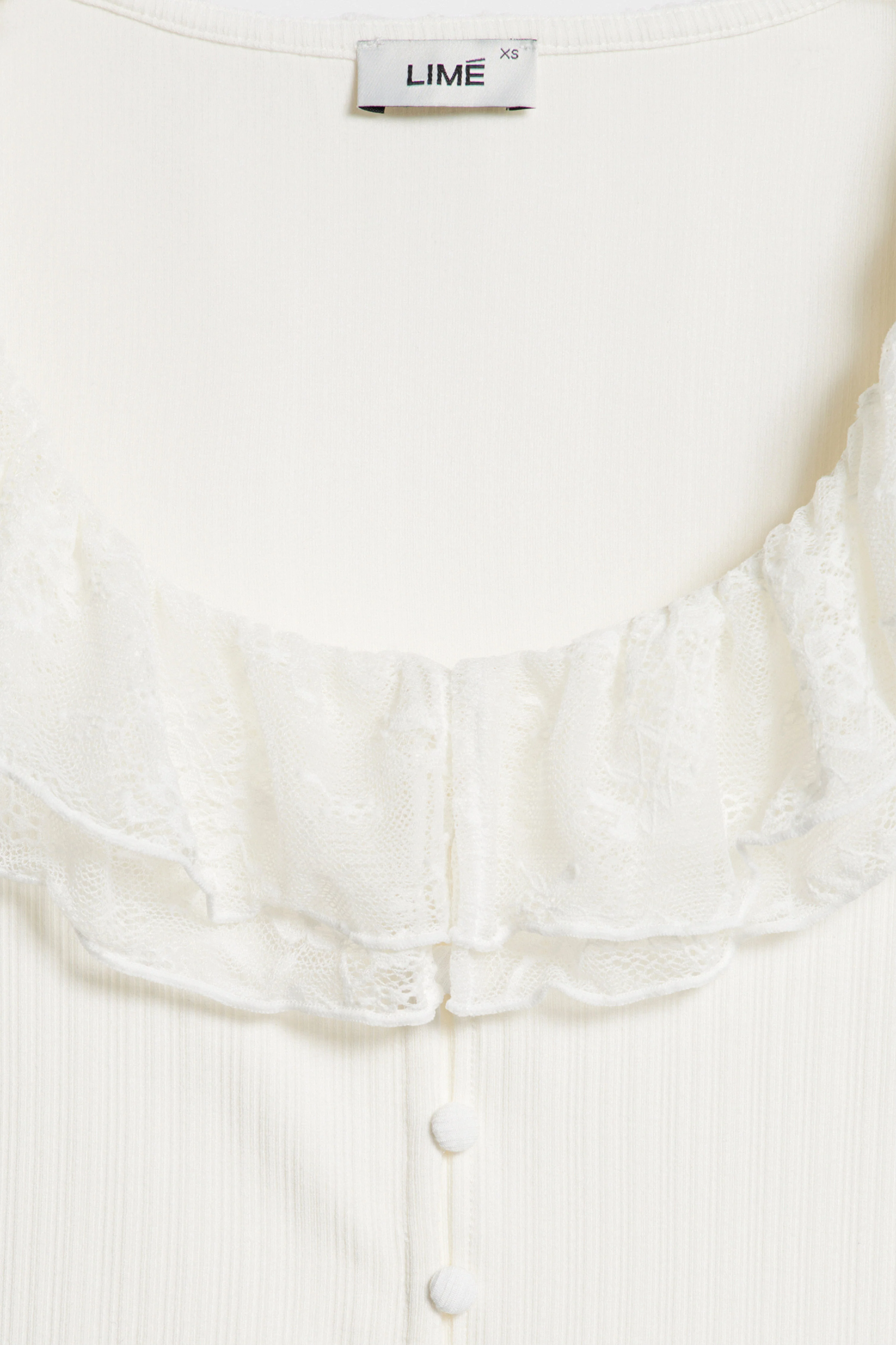 RUFFLE-DETAIL VISCOSE BLOUSE - Image 6