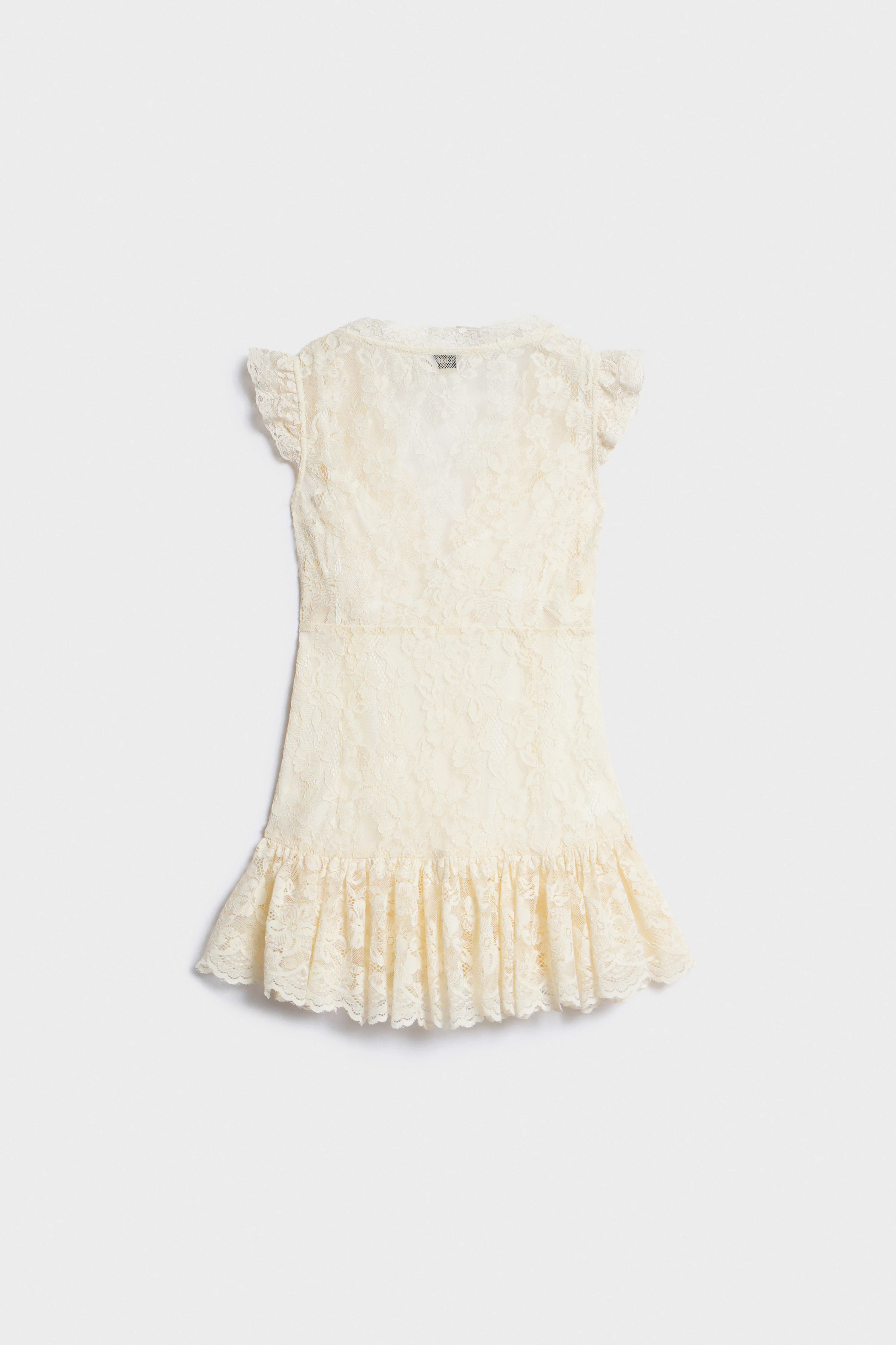 RUFFLE TRIM LACE TOP - Image 6