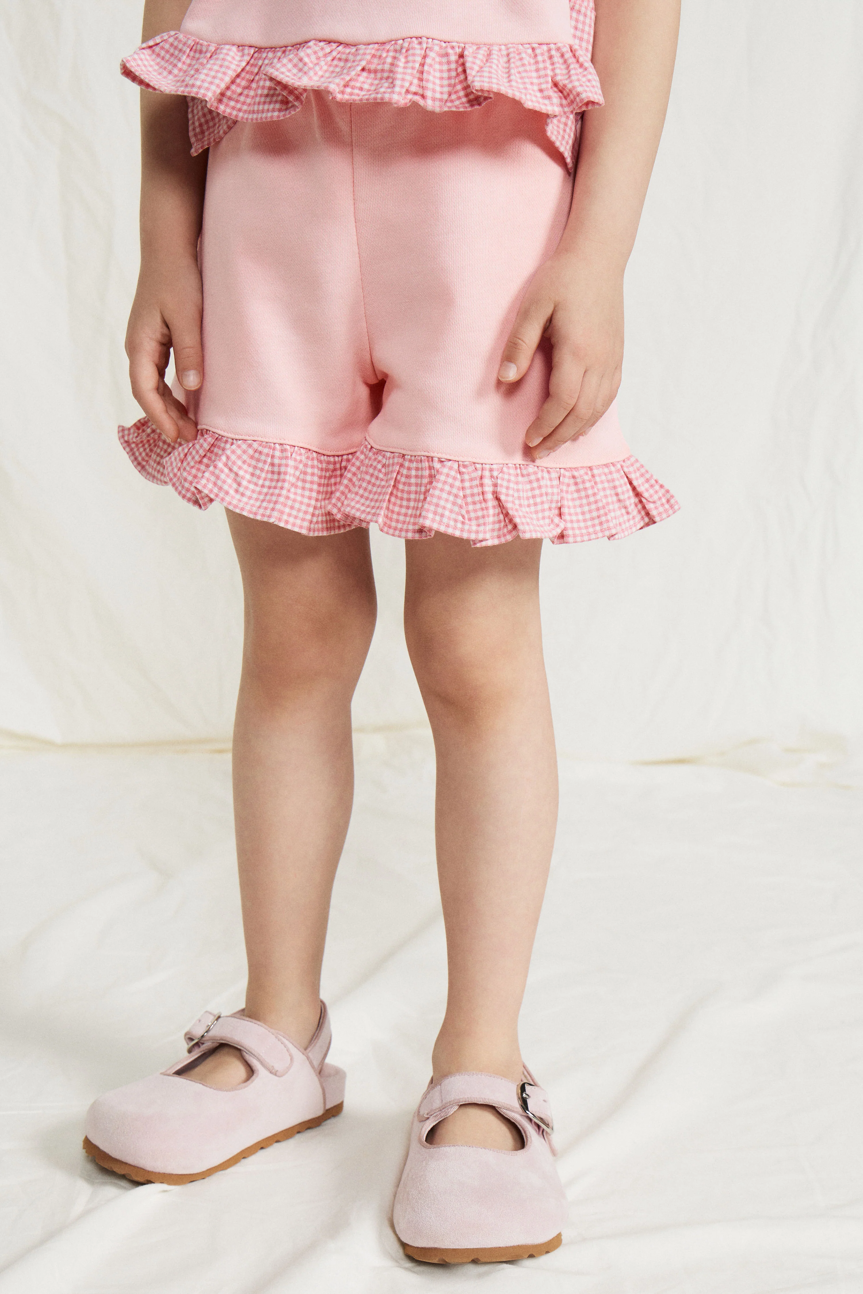 RUFFLED COTTON SHORTS - Image 2