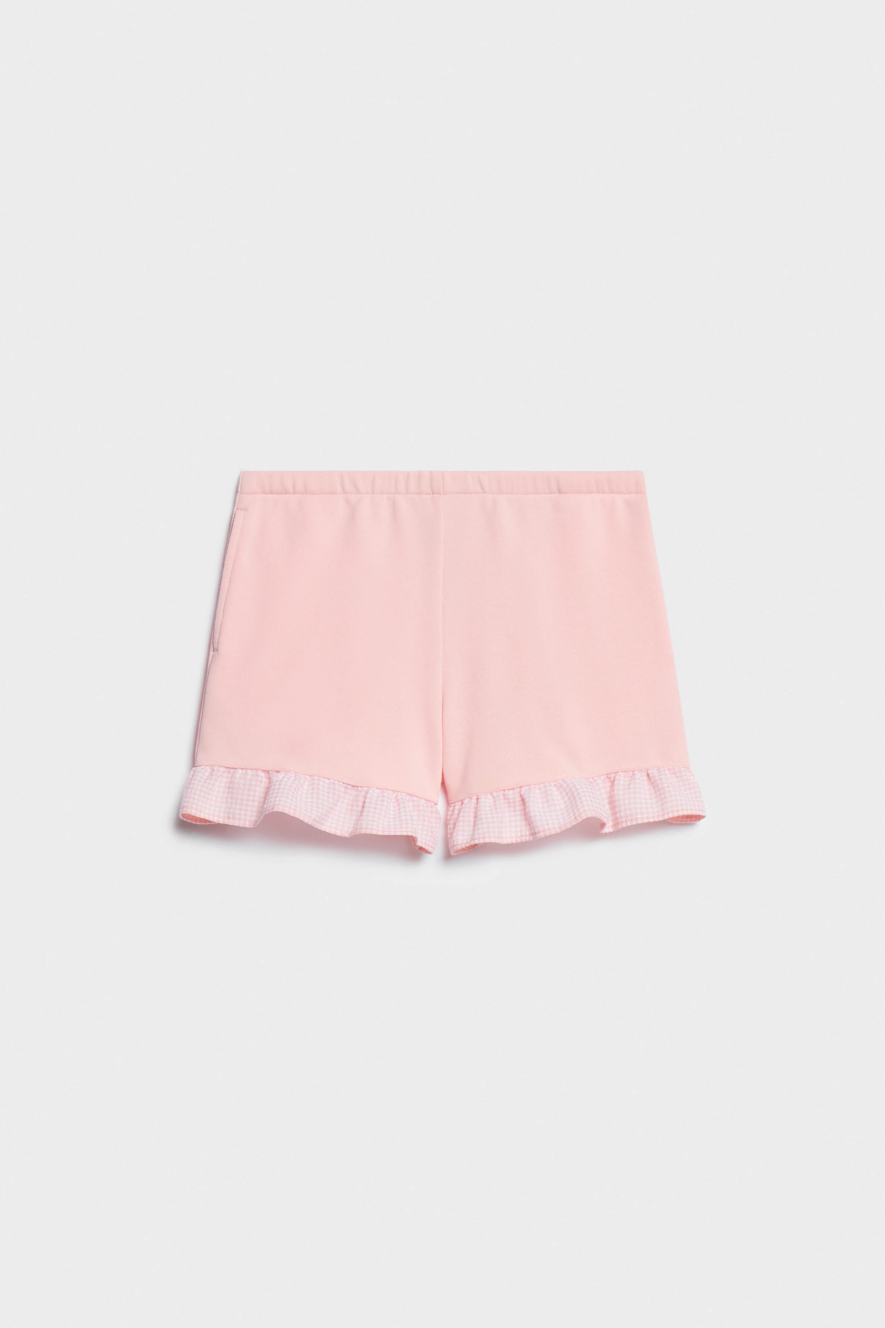 RUFFLED COTTON SHORTS - Image 4