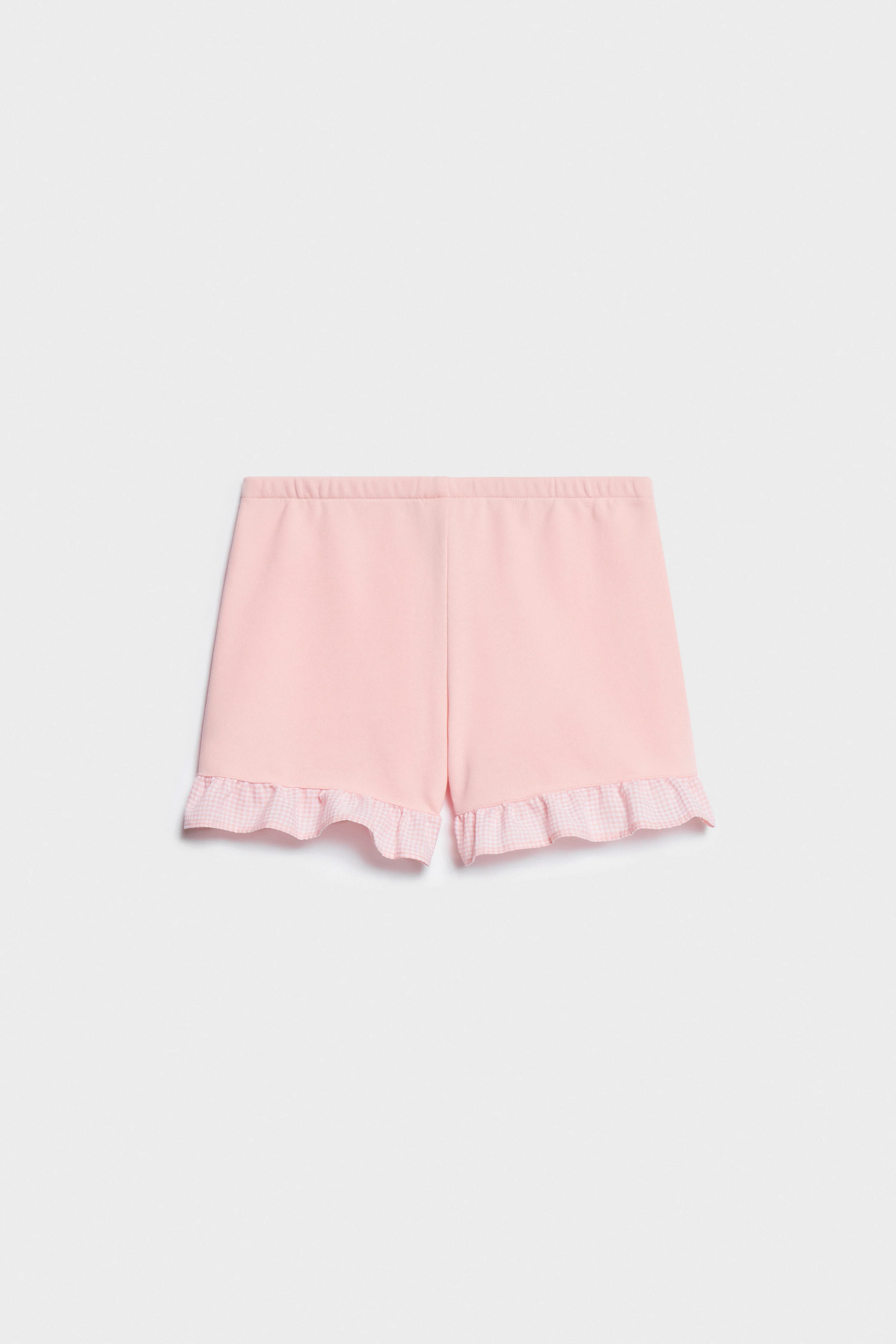 RUFFLED COTTON SHORTS - Image 5