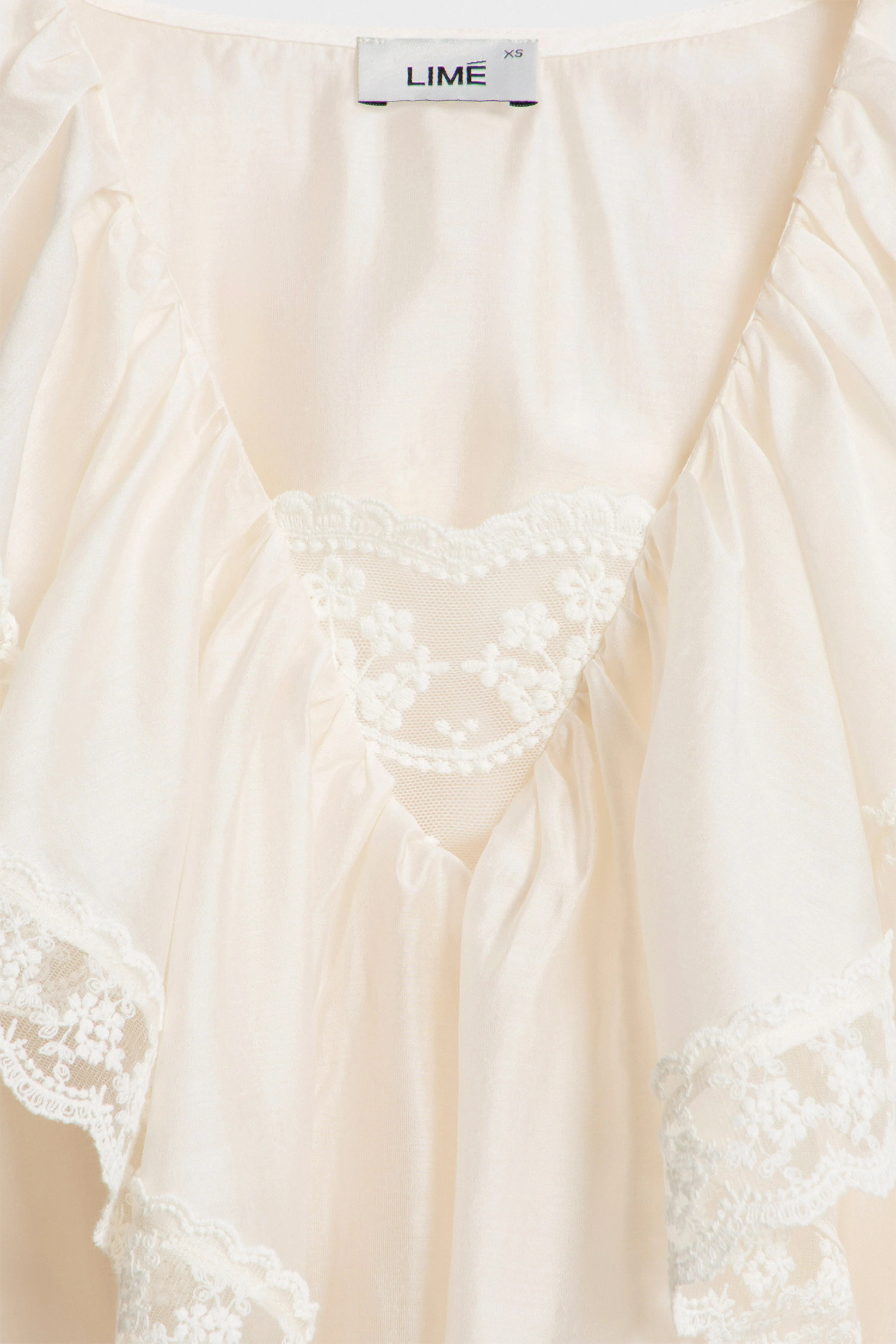 RUFFLED LYOCELL-BLEND BLOUSE - Image 7