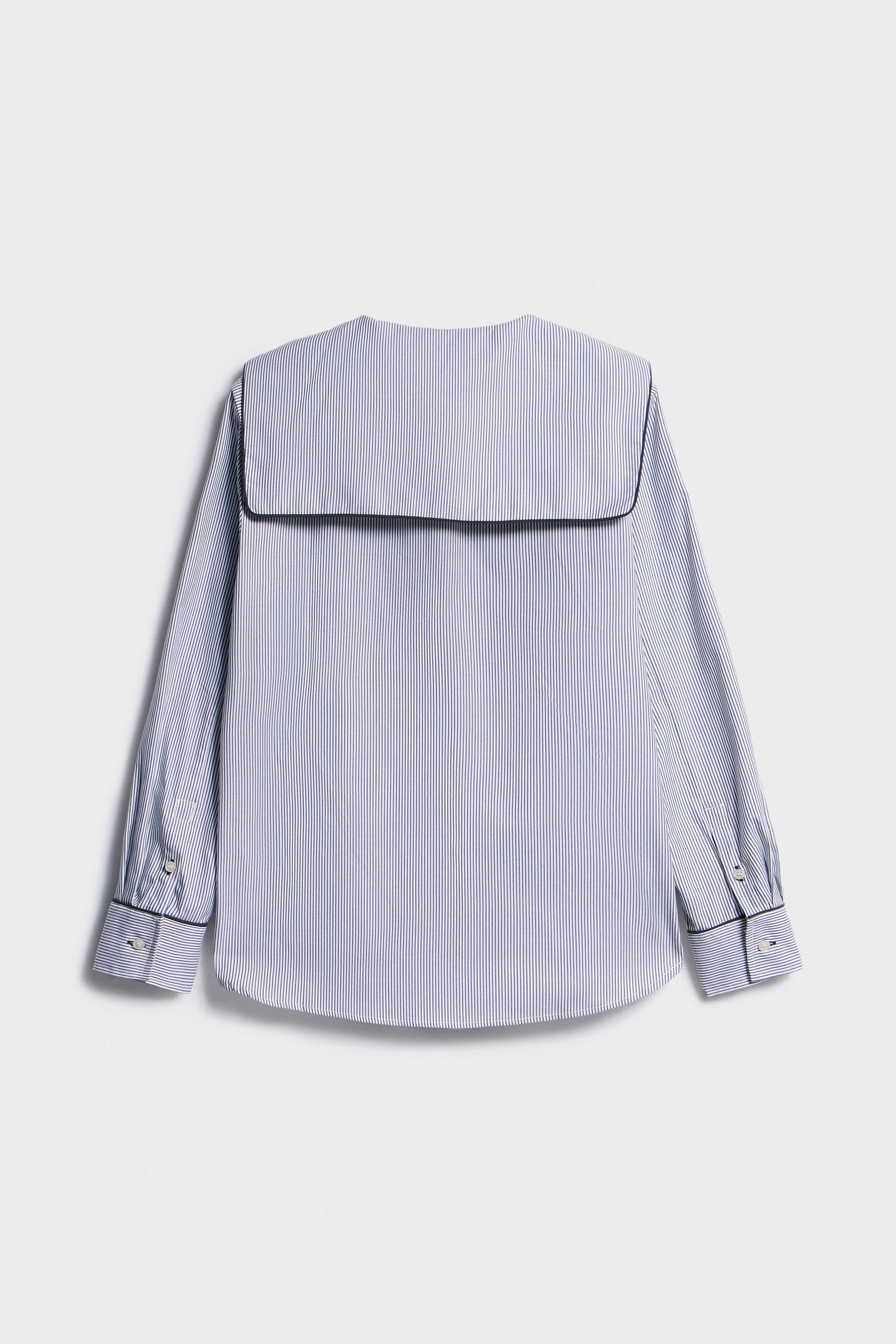 SAILOR-COLLAR COTTON SHIRT - Image 5