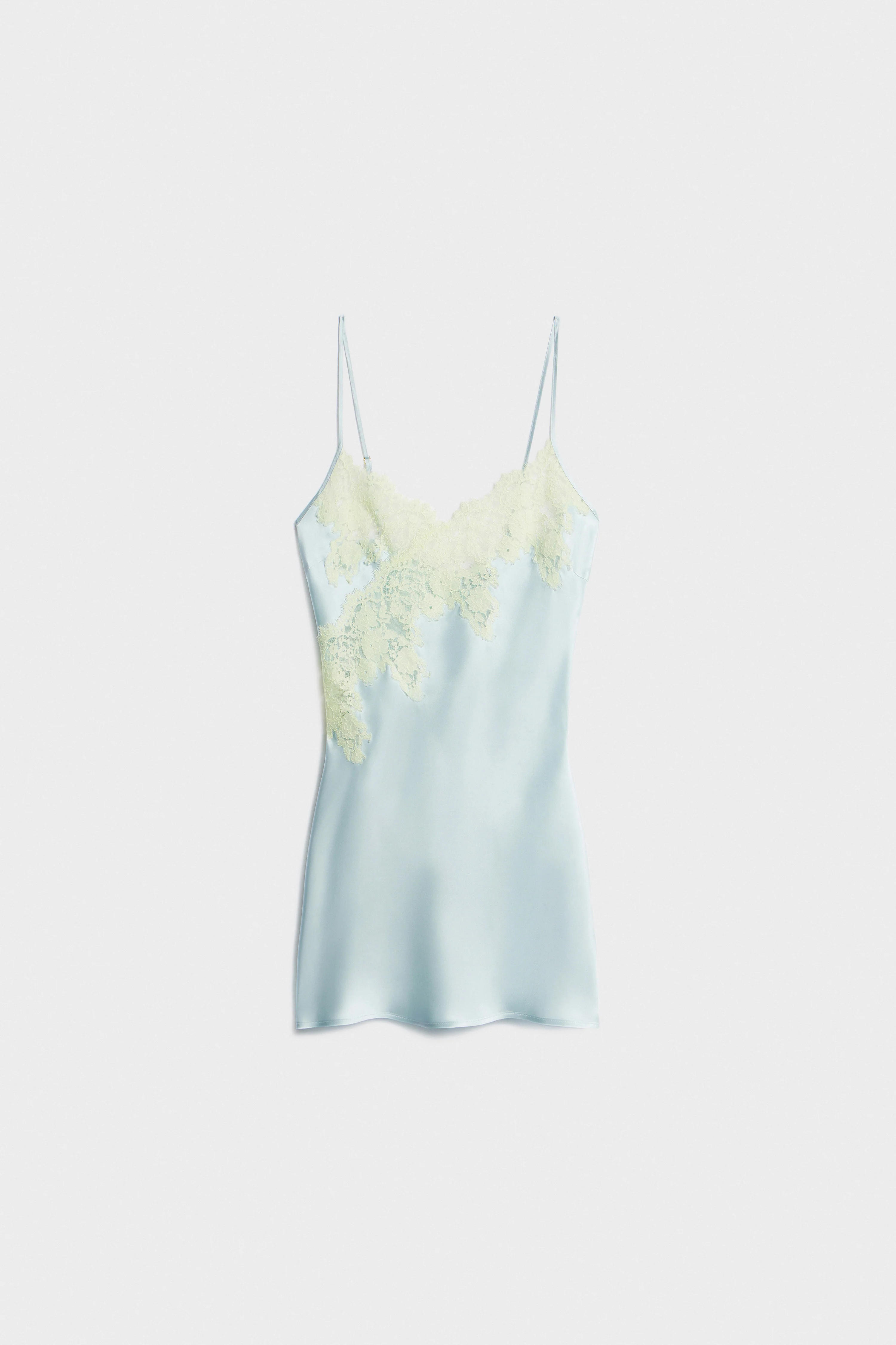 SATIN AND LACE DRESS - Image 4