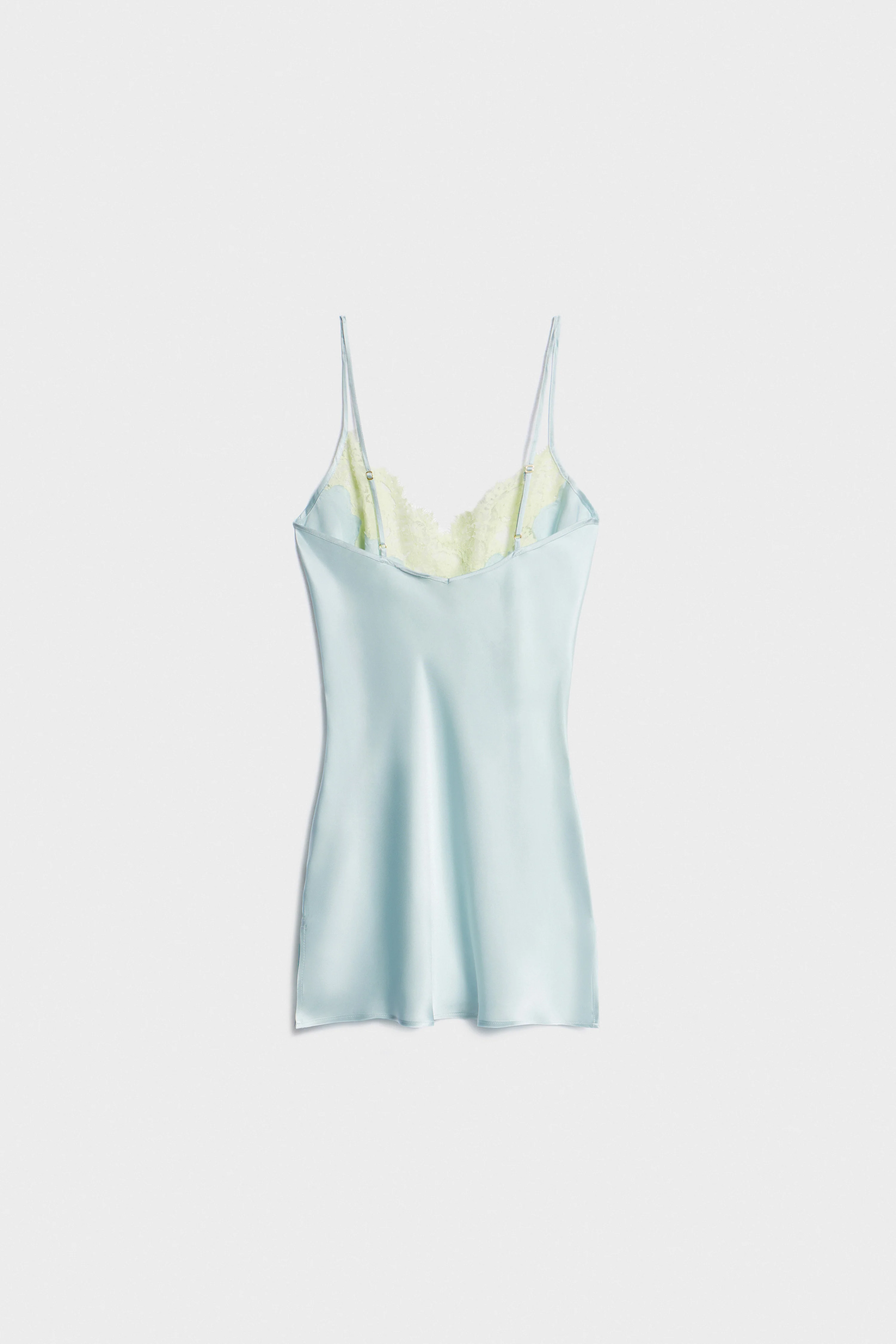 SATIN AND LACE DRESS - Image 5