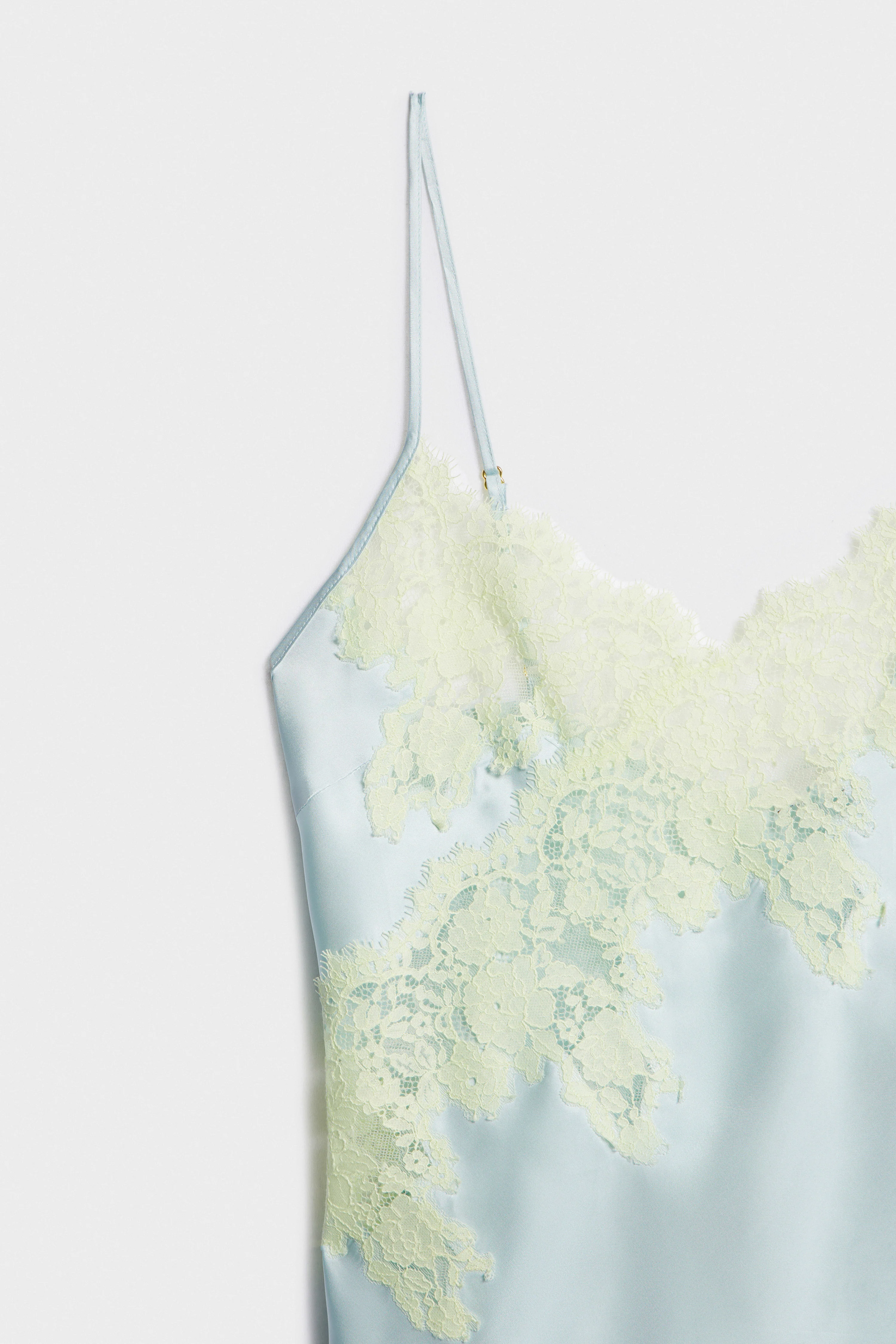 SATIN AND LACE DRESS - Image 6