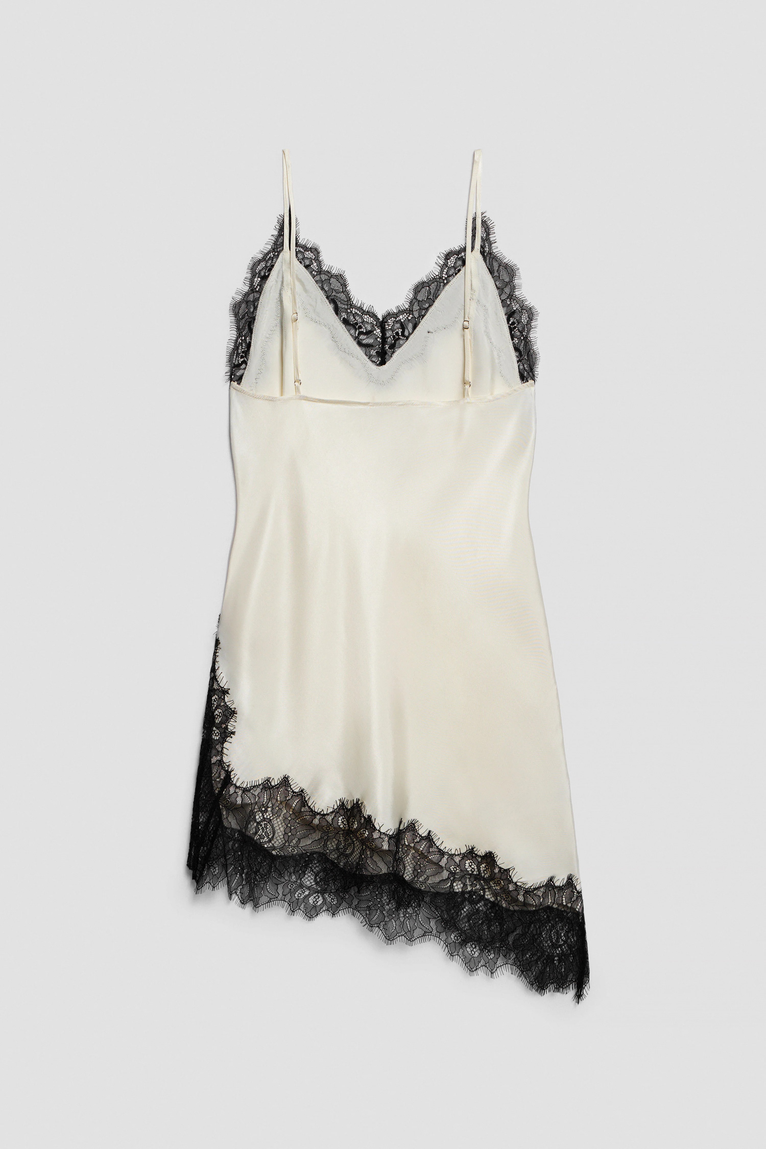 SATIN AND LACE LONG TOP - Image 6