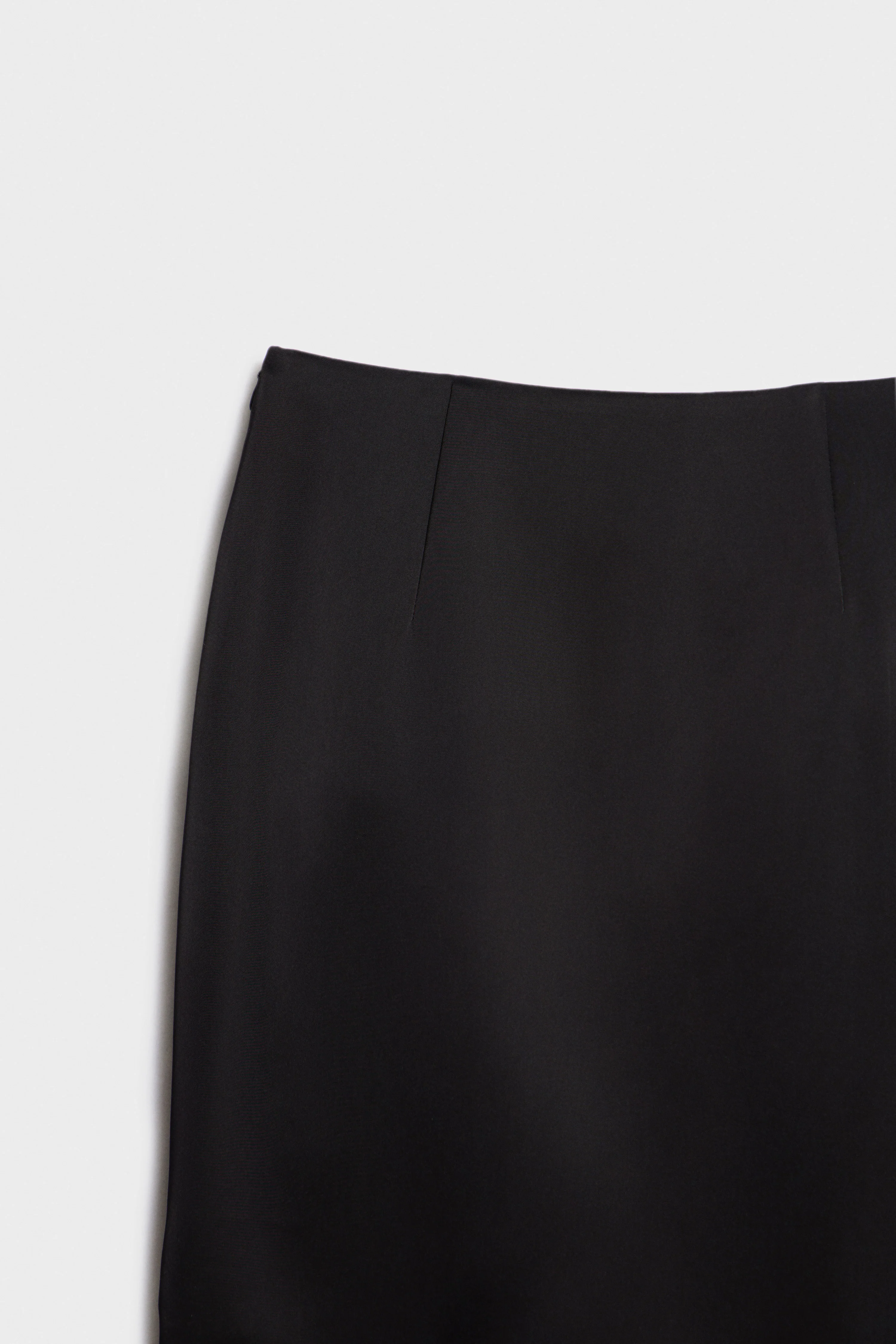 SATIN AND LACE MIDI SKIRT - Image 7