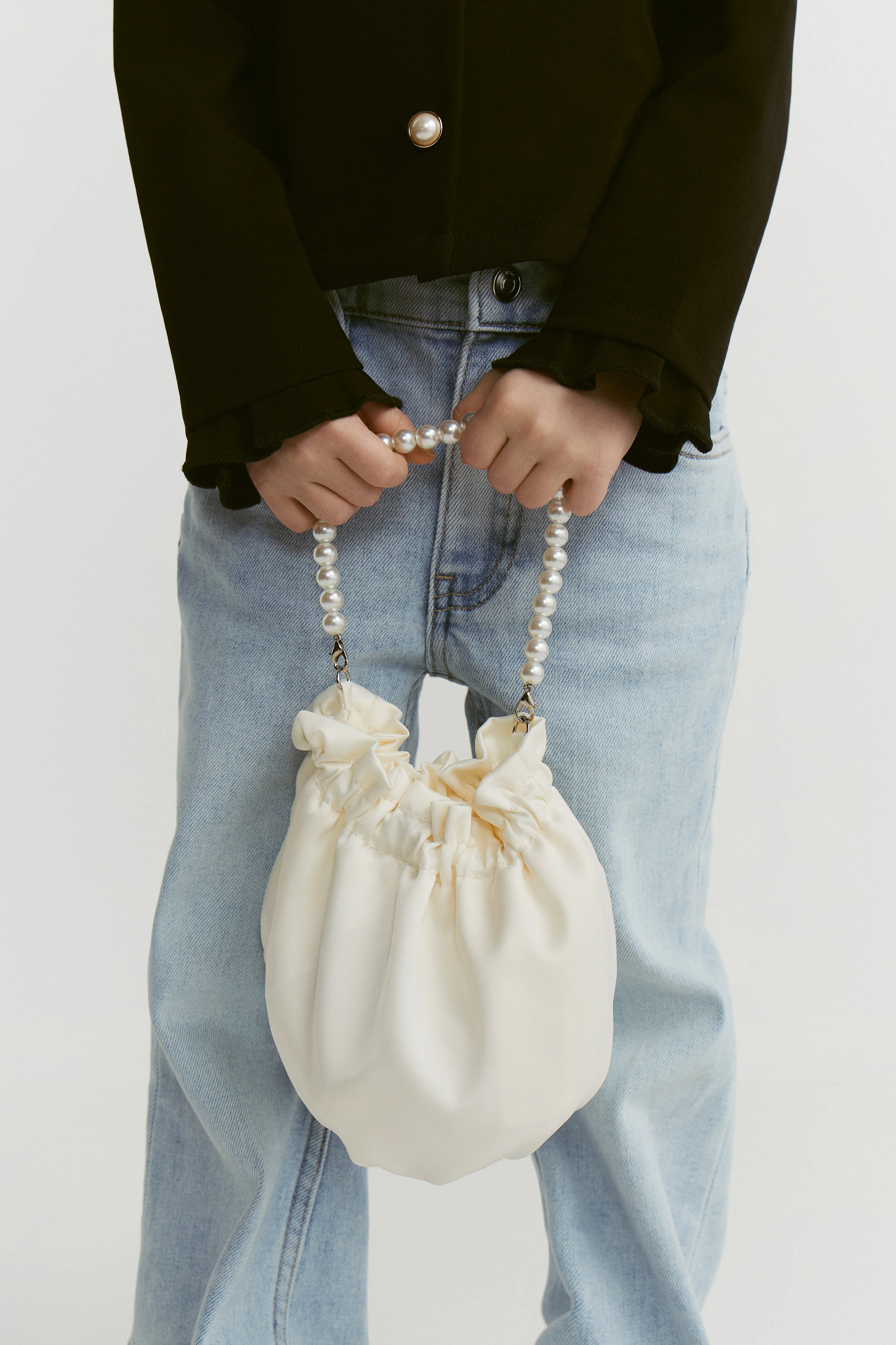SATIN HANDBAG - Image 5