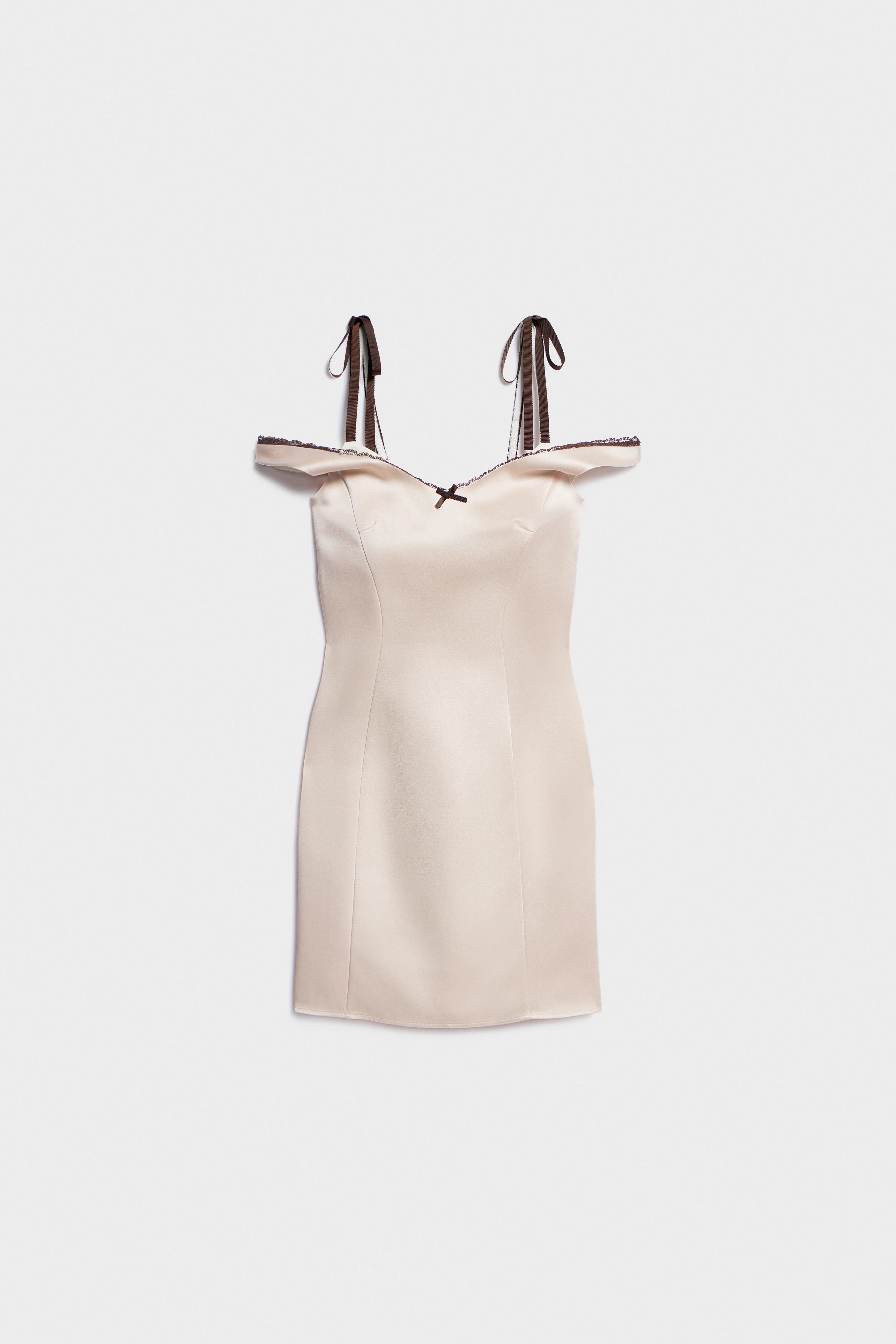SATIN MINI DRESS - Image 3