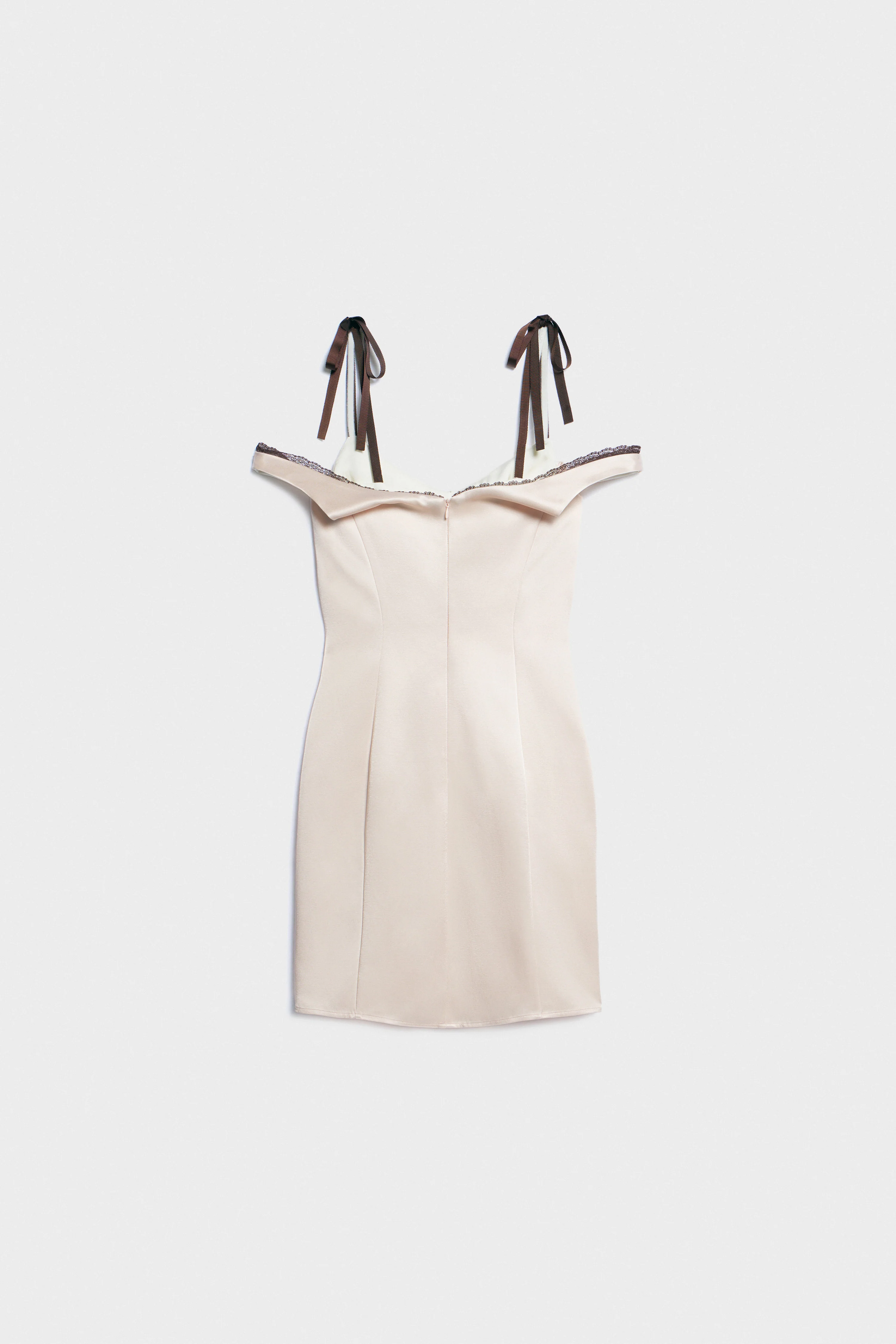 SATIN MINI DRESS - Image 4