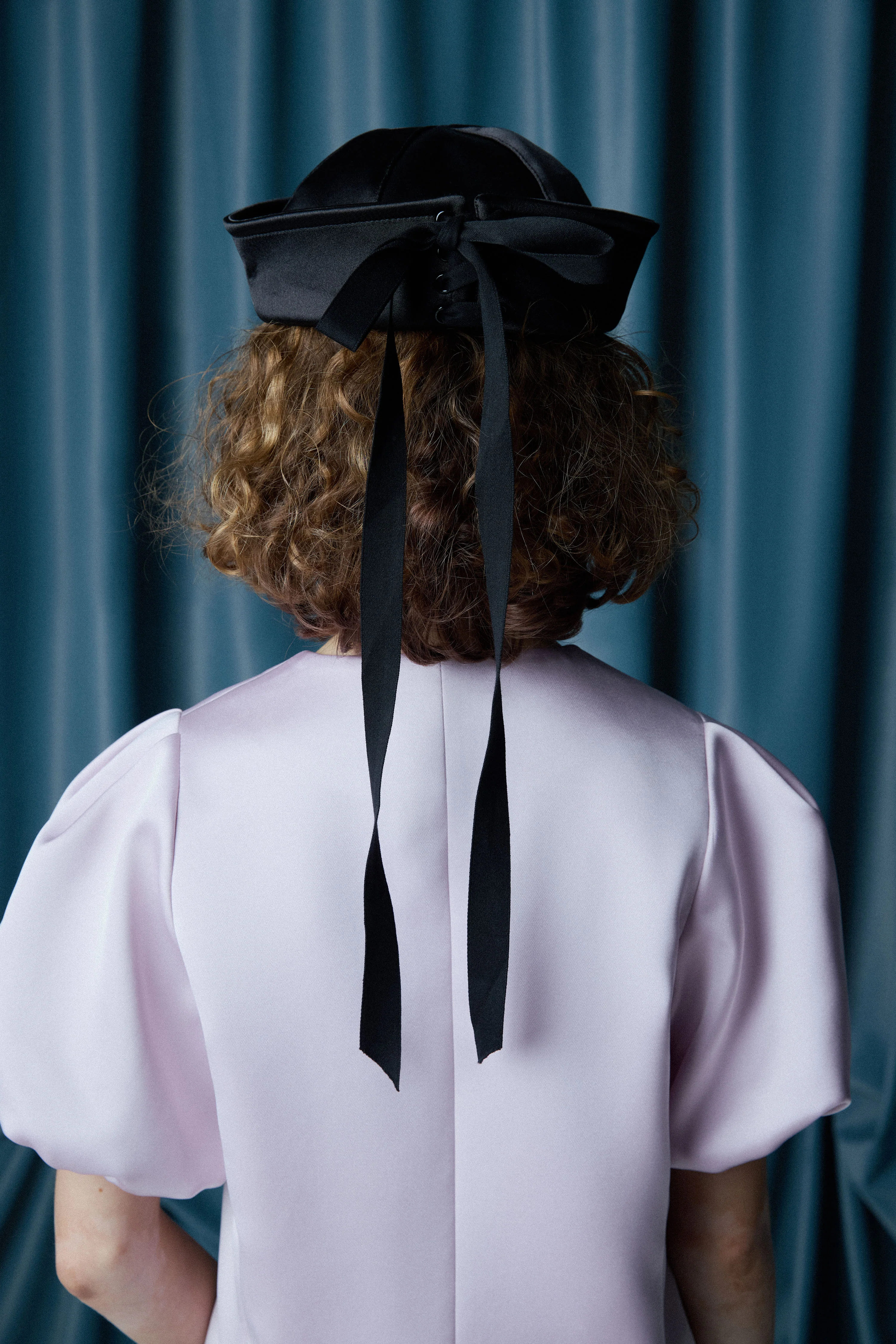 SATIN SAILOR HAT