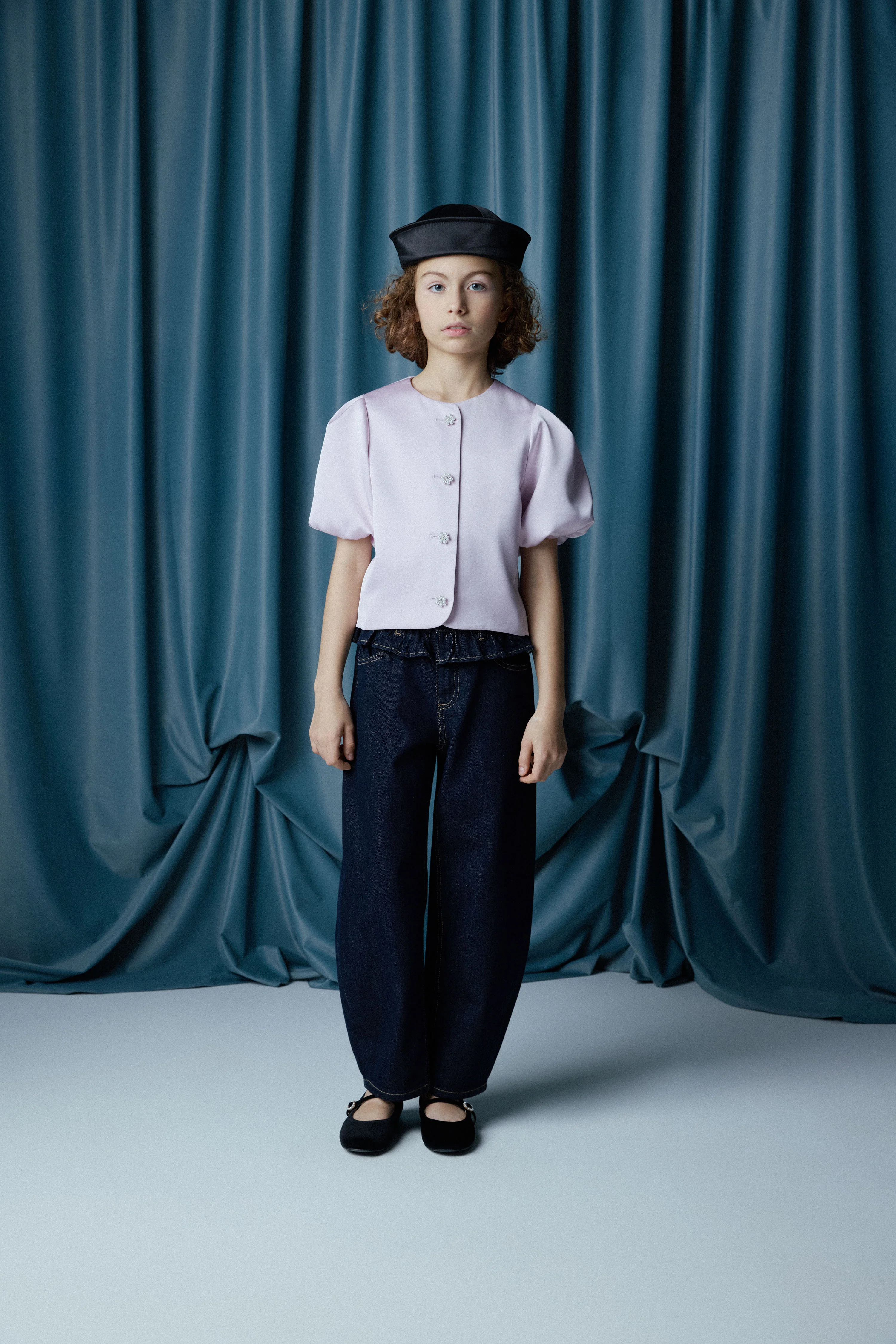 SATIN SAILOR HAT - Image 2