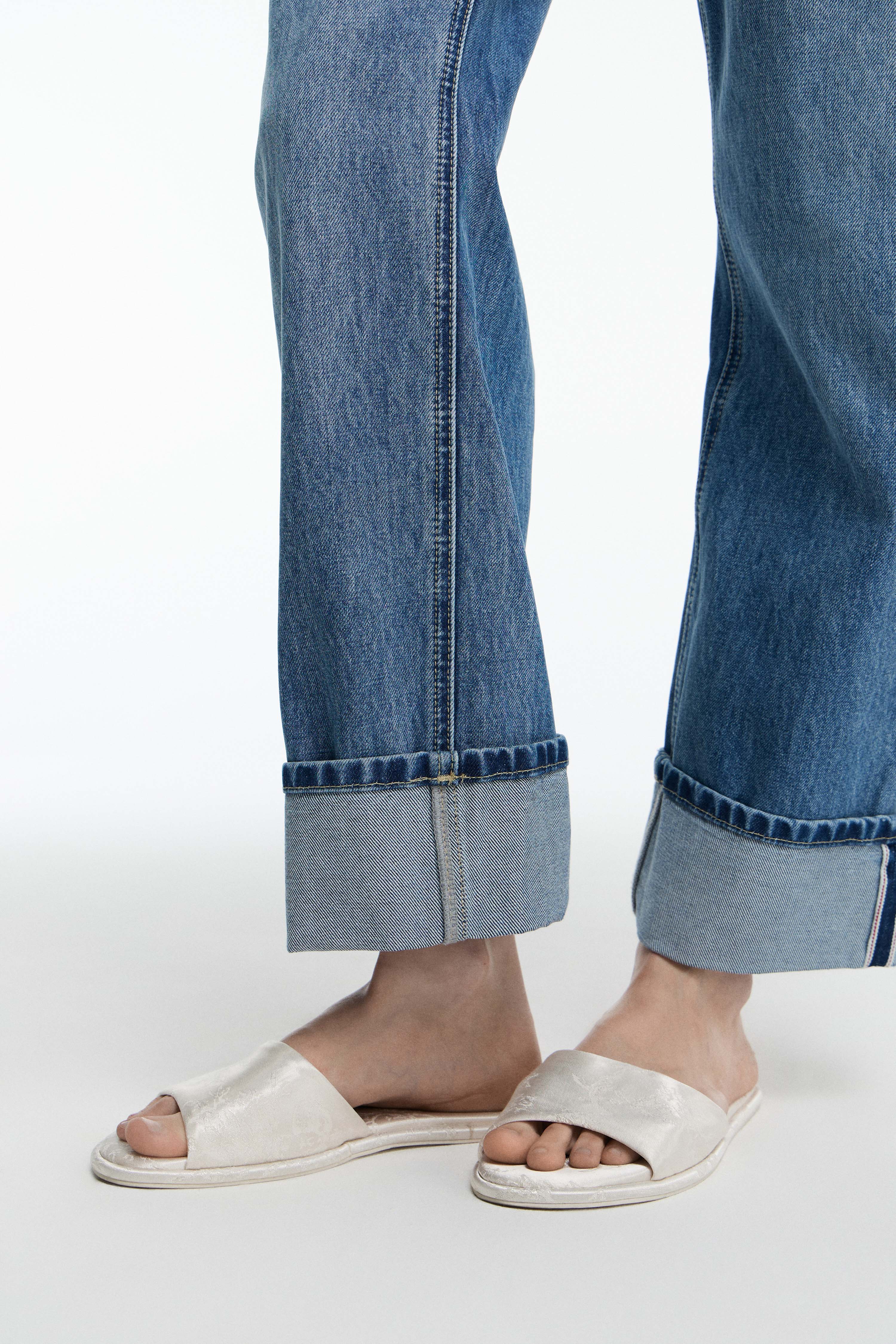 JACQUARD-SATIN SANDALS - Image 3