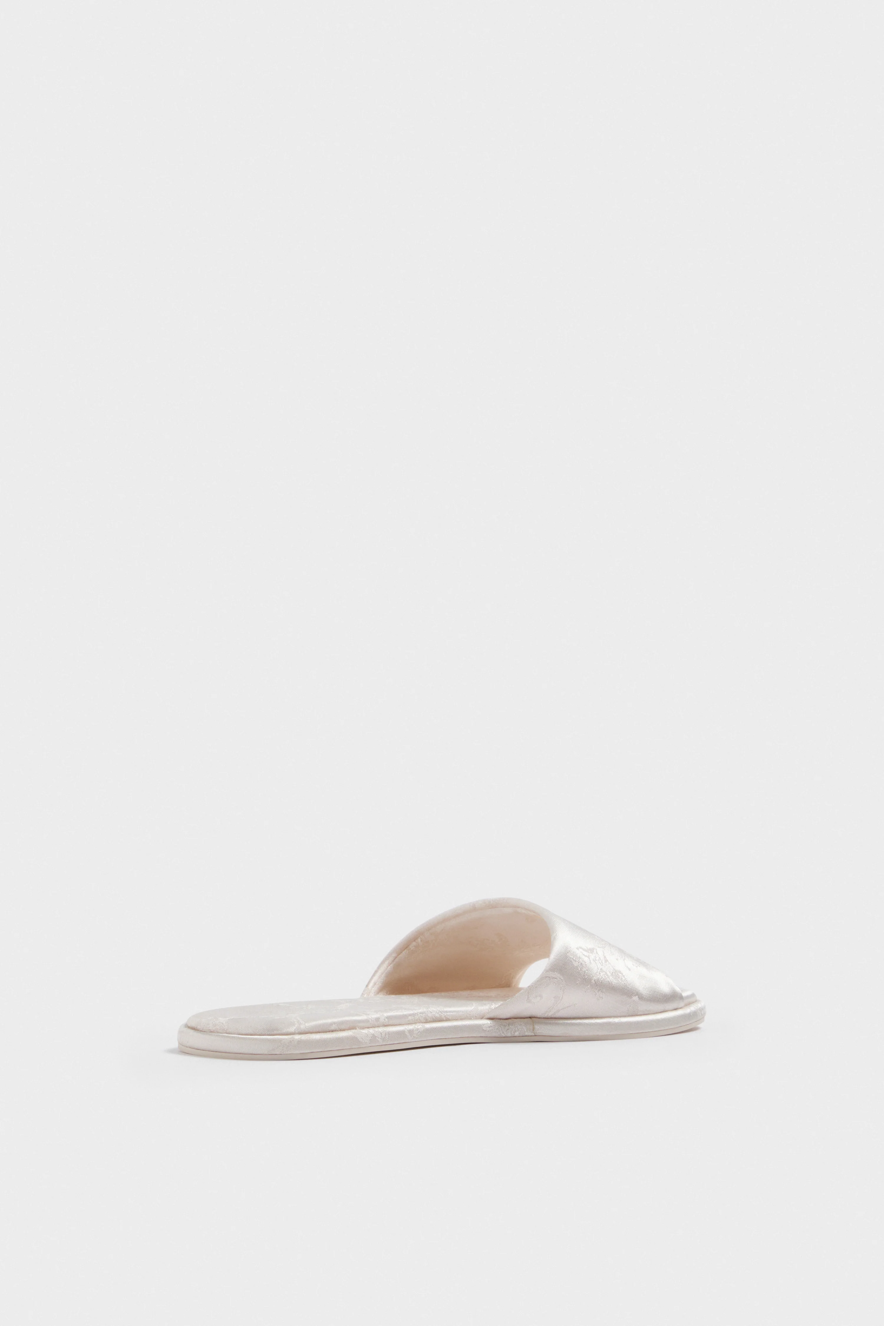 JACQUARD-SATIN SANDALS - Image 6