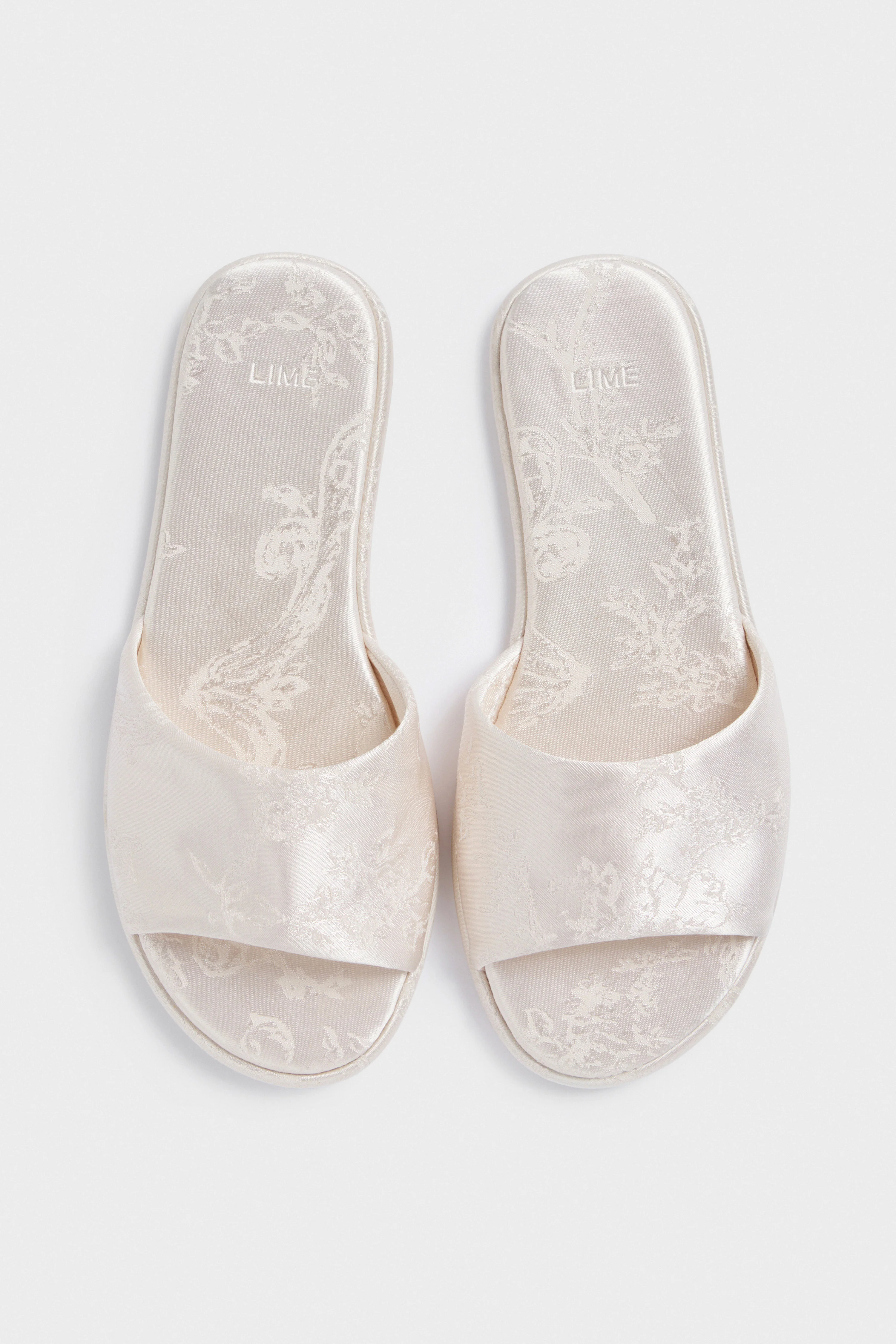 JACQUARD-SATIN SANDALS - Image 8