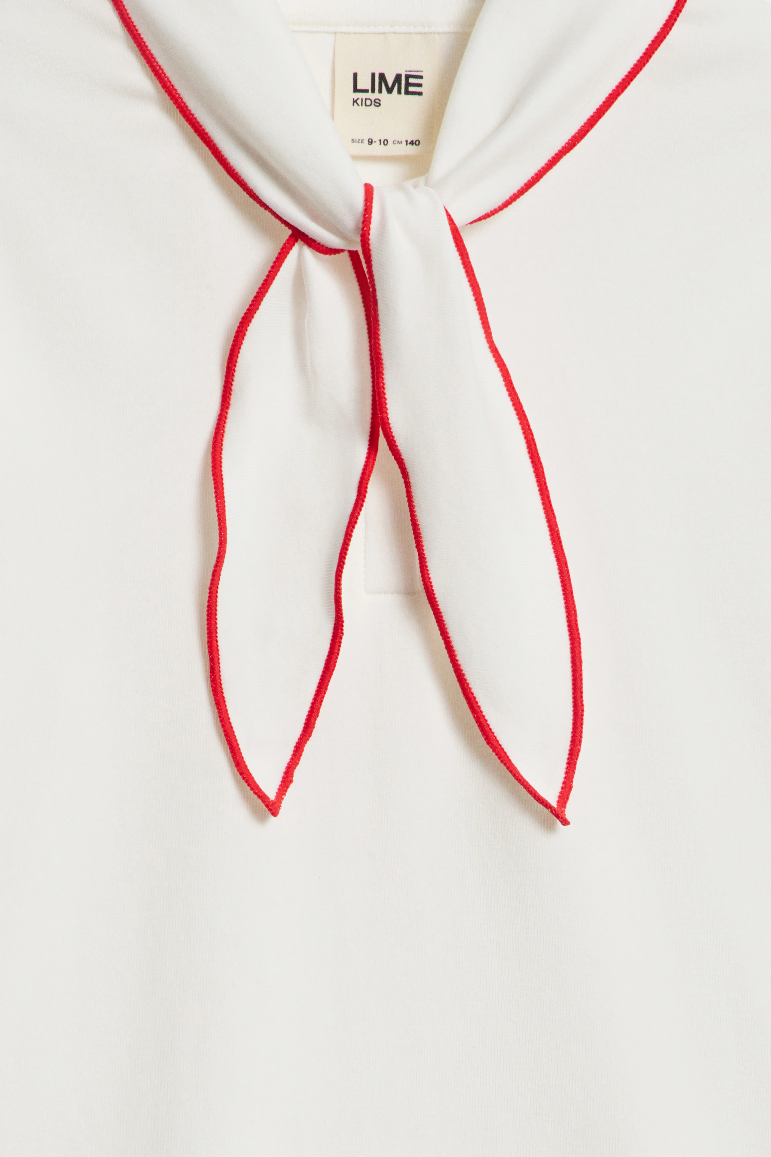 SCARF-DETAIL T-SHIRT - Image 3