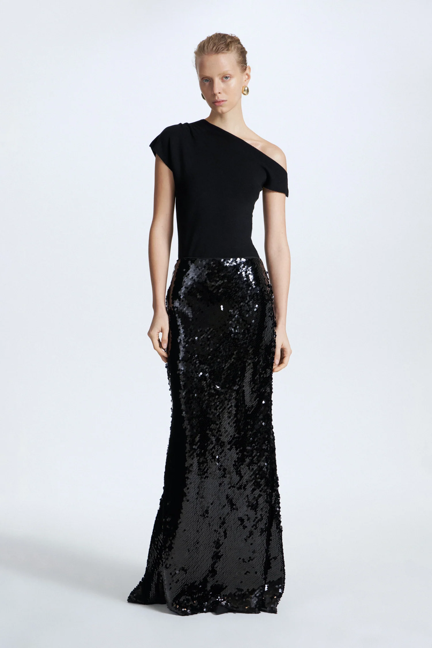 SEQUINED MAXI SKIRT - Image 3