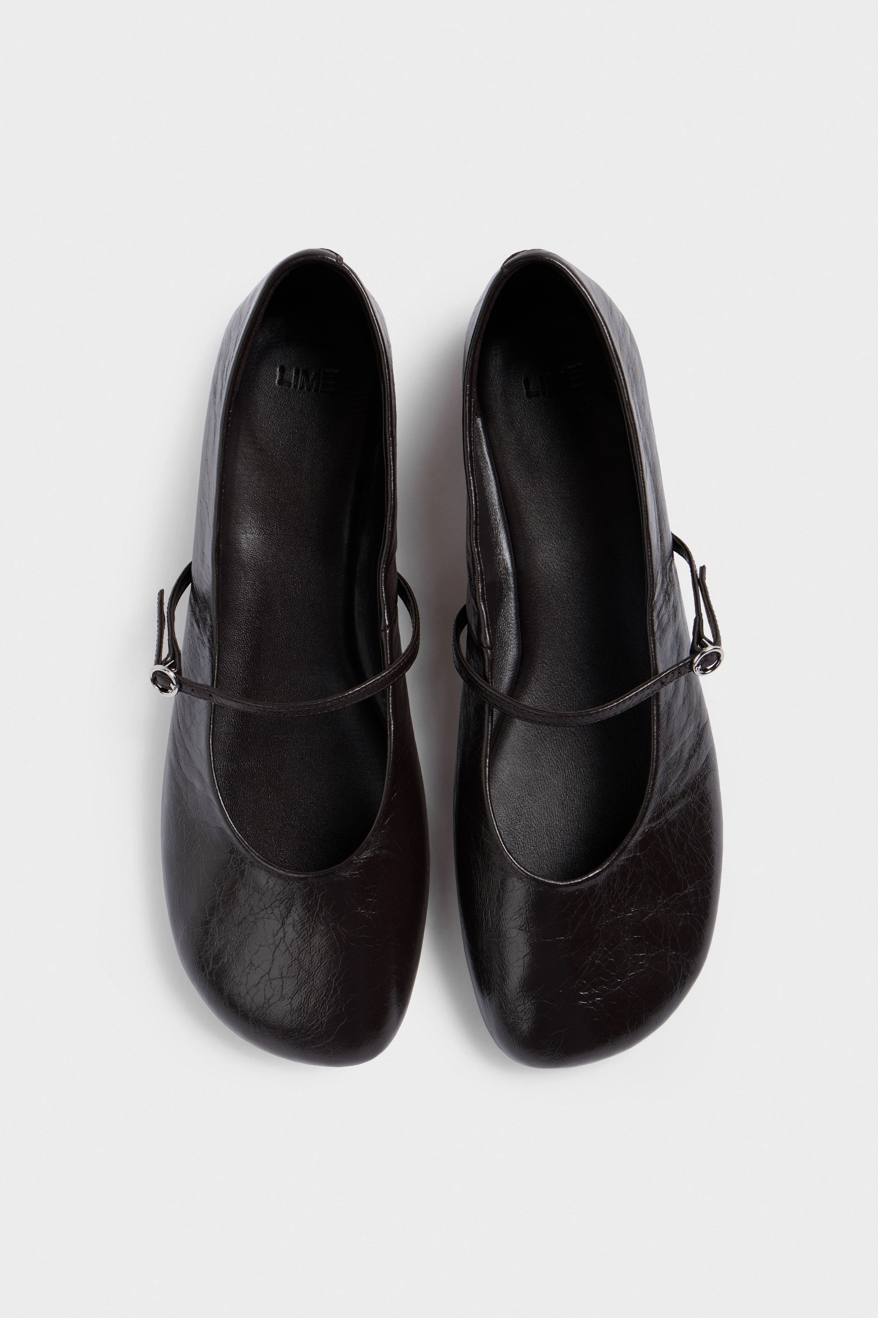SHEEP LEATHER FLAT SHOES - Image 3