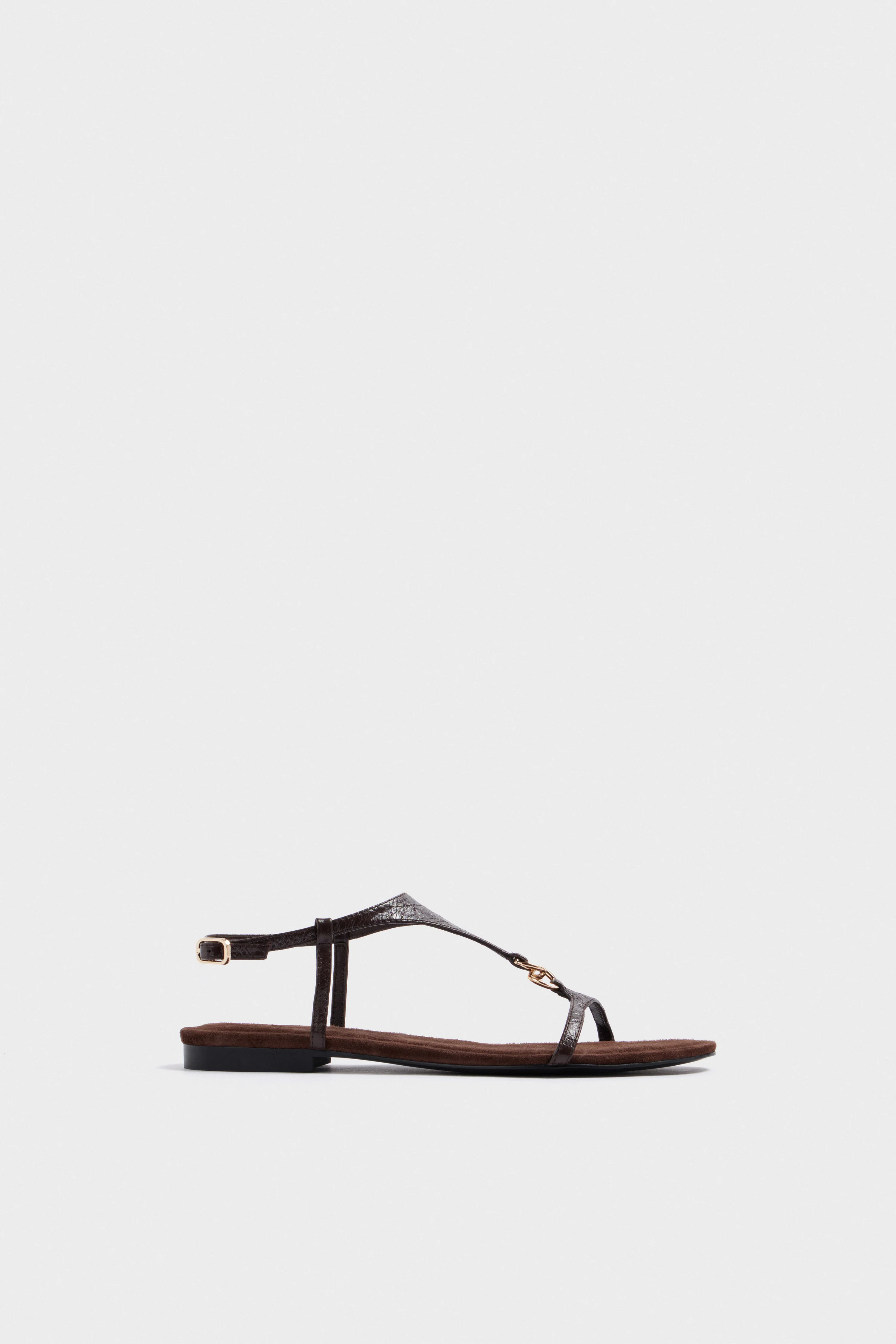 SHEEP LEATHER SANDALS - Image 4