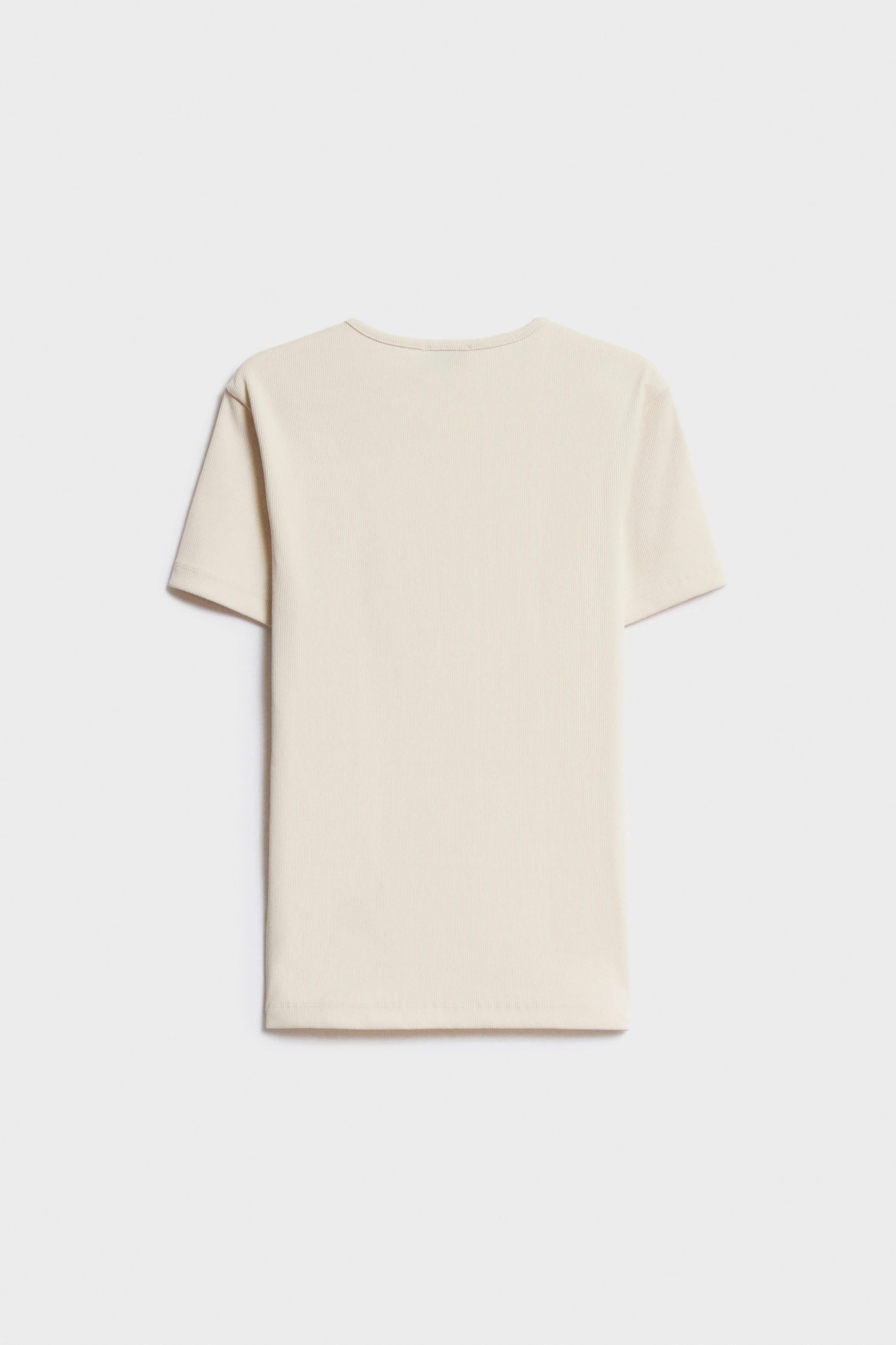SHORT-SLEEVED HENLEY T-SHIRT - Image 5