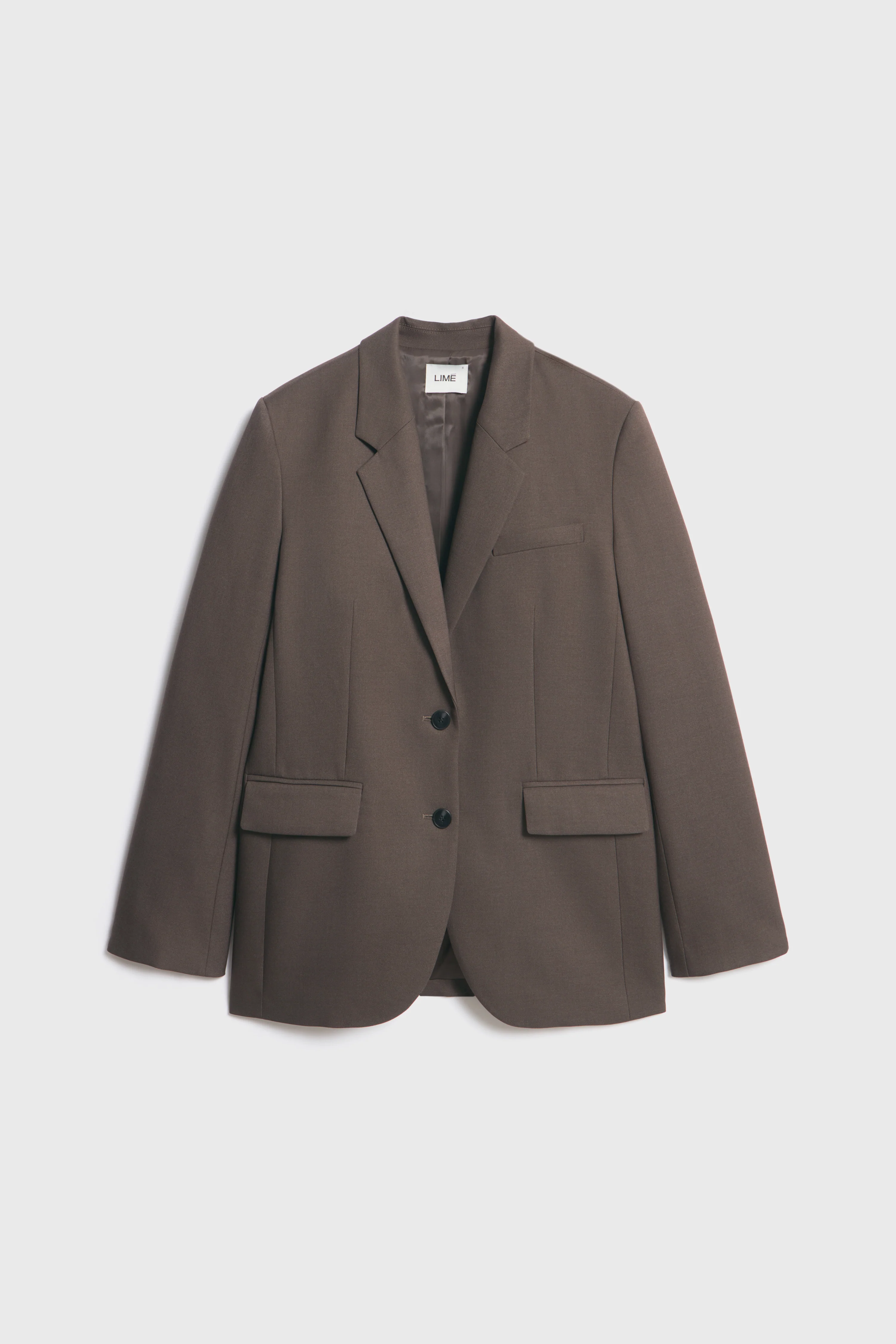 SINGLE-BREASTED VISCOSE BLEND BLAZER - Image 7