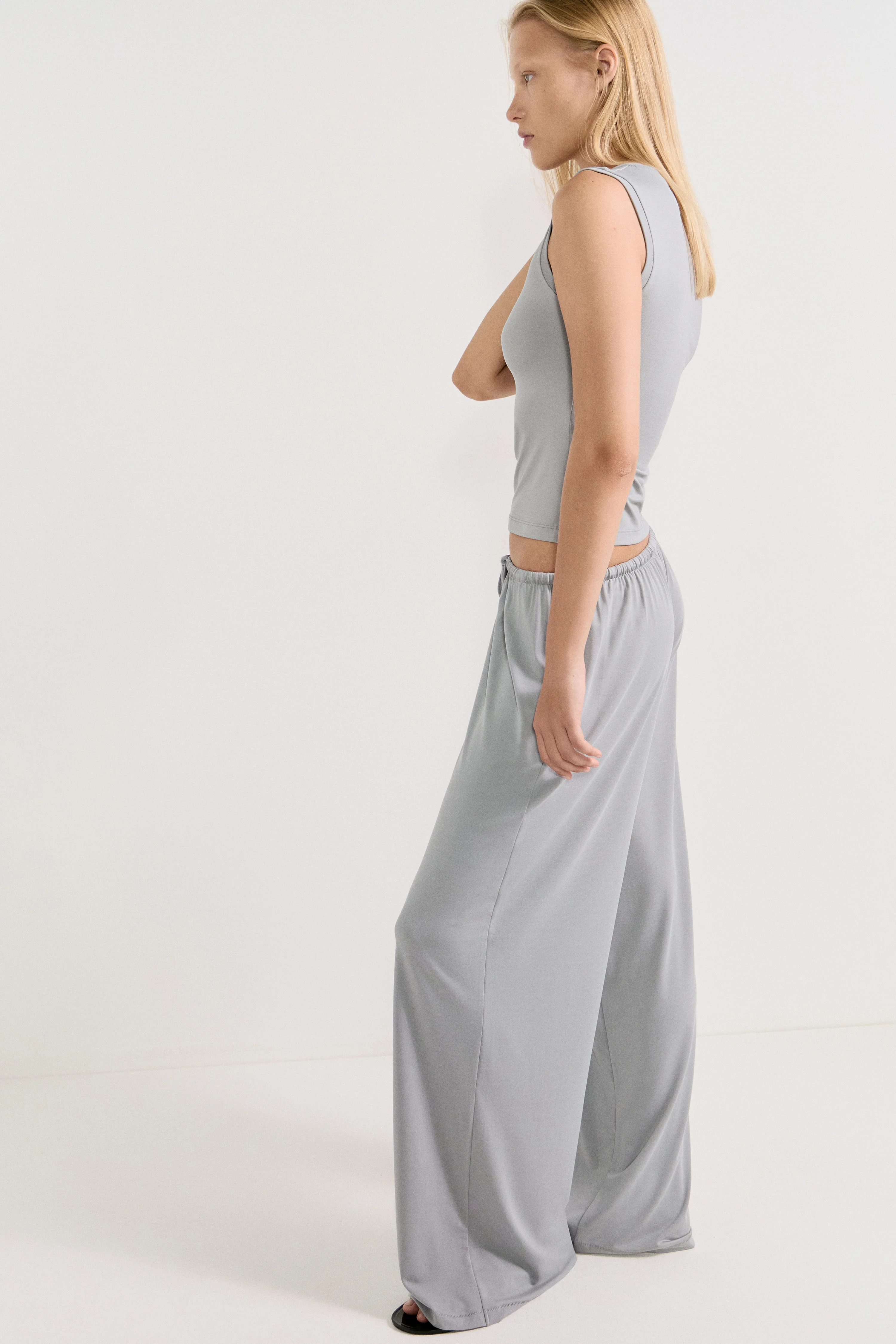 SLIM FIT JERSEY TOP - Image 3