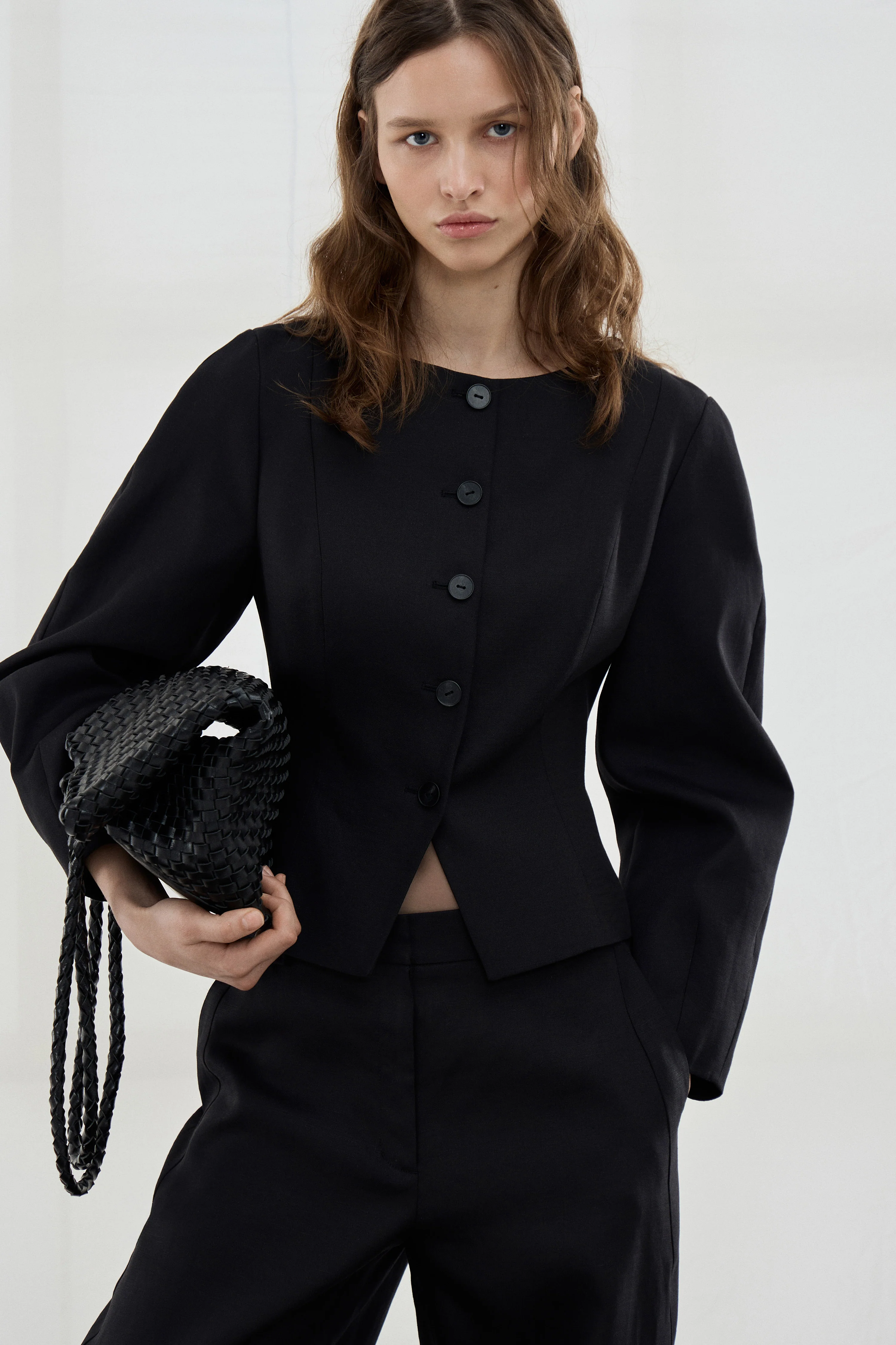 SLIM-FIT LYOCELL-LINEN BLAZER