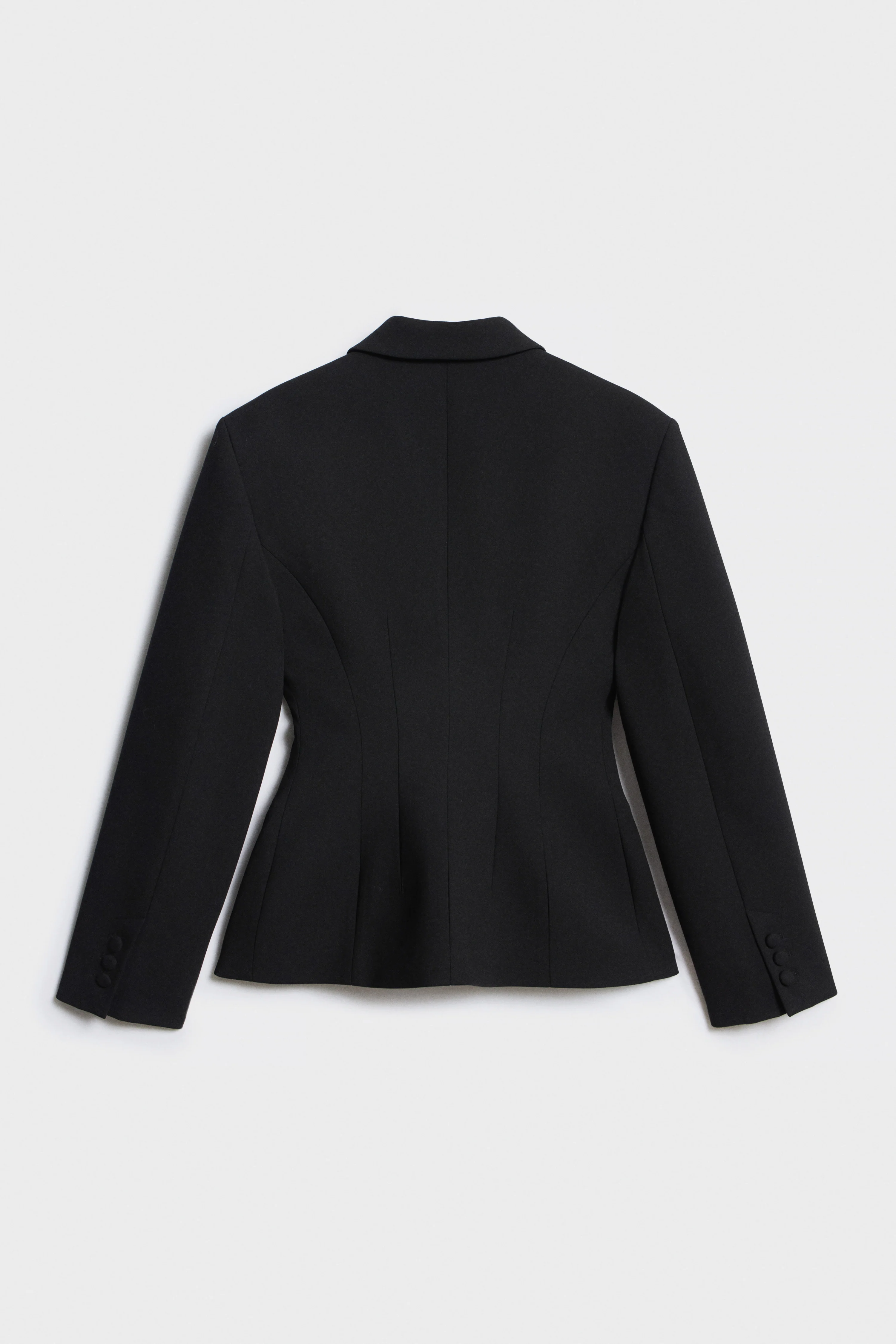 SLIM-FIT SATIN-TRIMMED BLAZER - Image 6