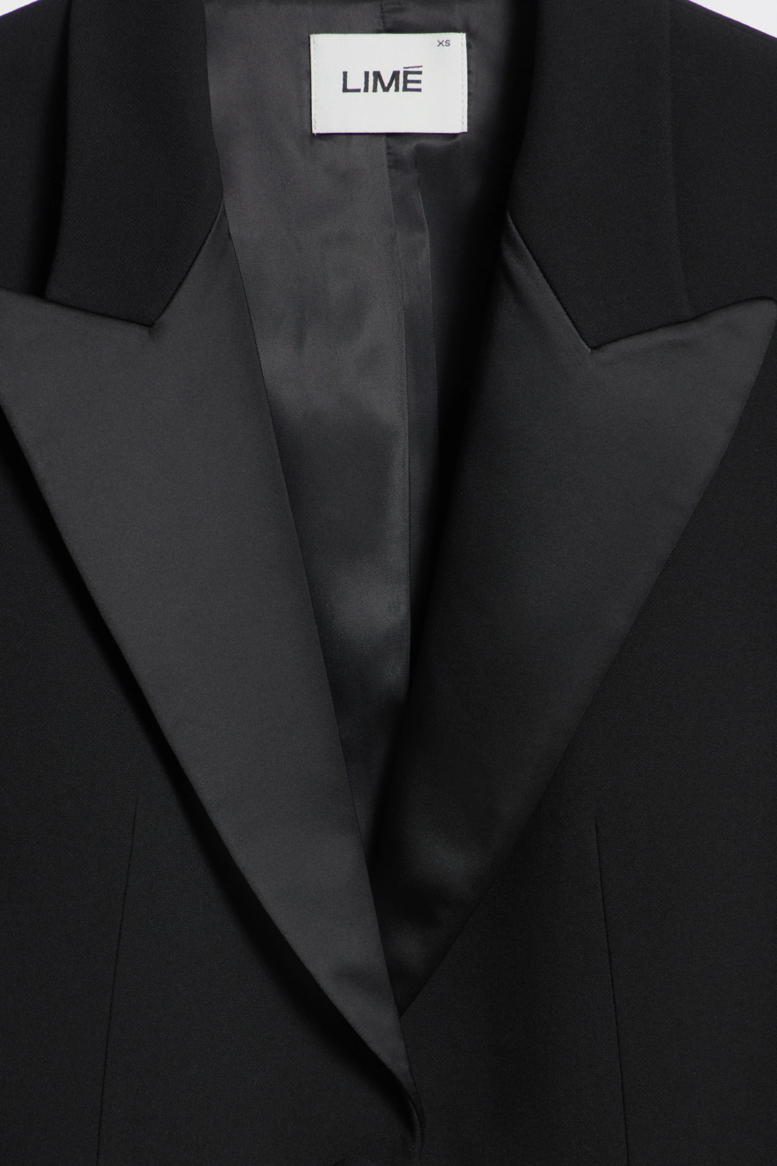 SLIM-FIT SATIN-TRIMMED BLAZER - Image 7